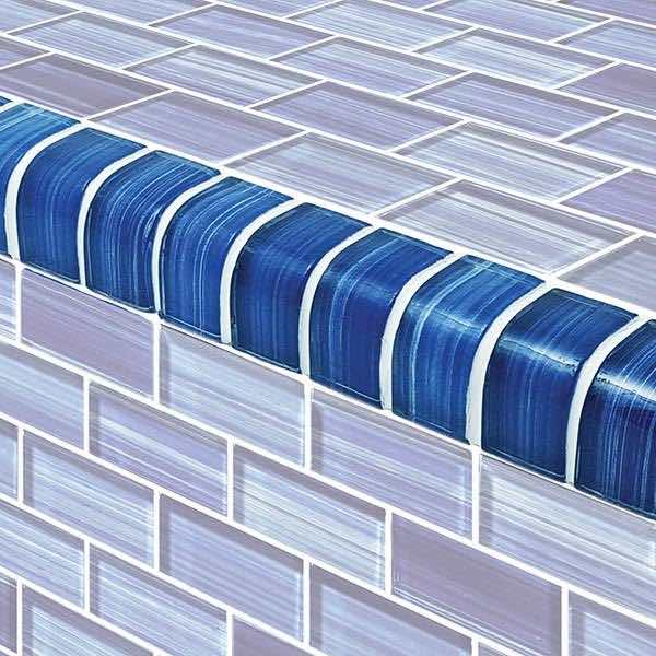 1x2 Glass Trim for Sea Waters - 1 Linear Foot - Perfect for Aquariums, Fish Tanks and Marine Decorations