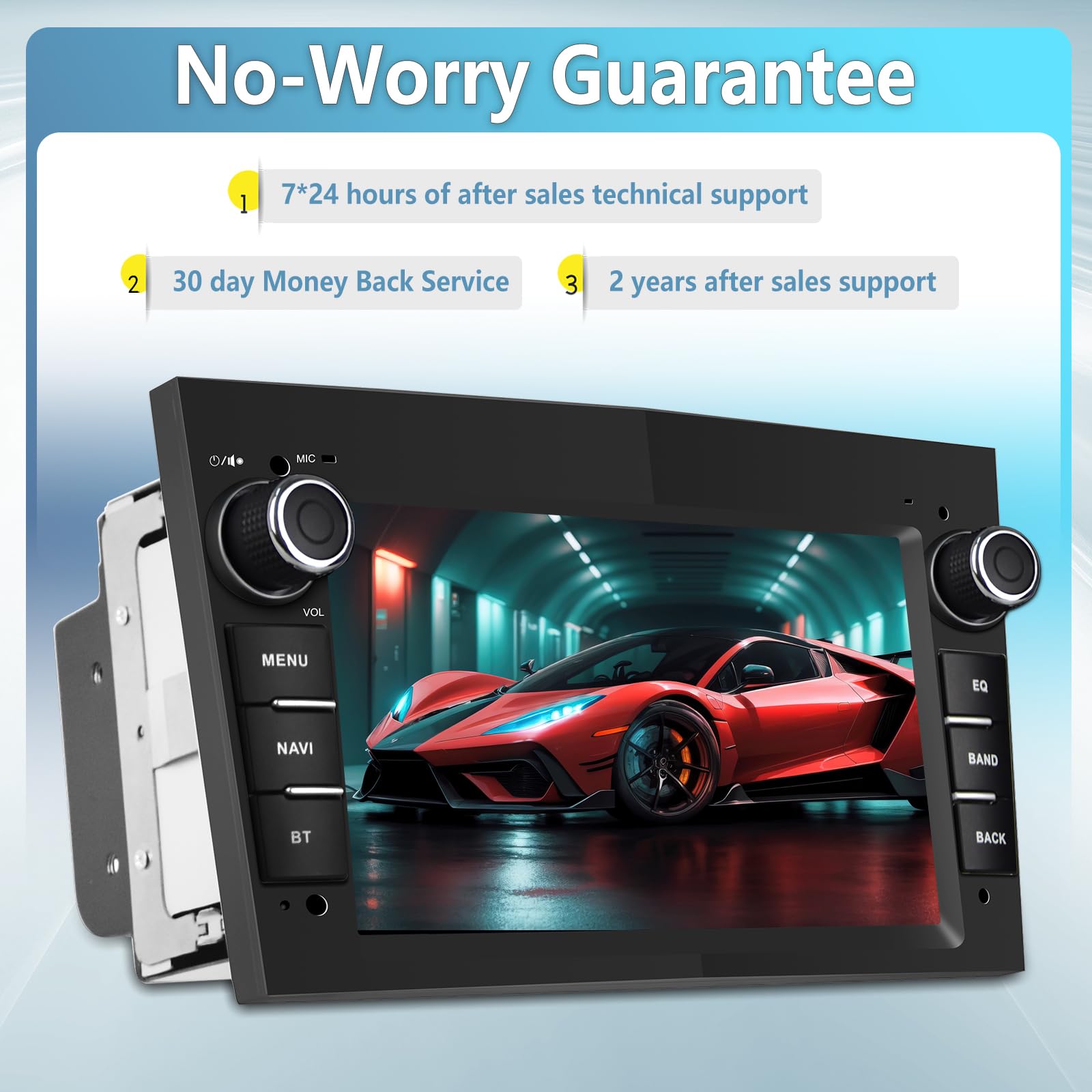 2GB RAM 64GB ROM Android Car Stereo for Vauxhall Corsa Opel Astra Vectra Zafira Antara - 10.1