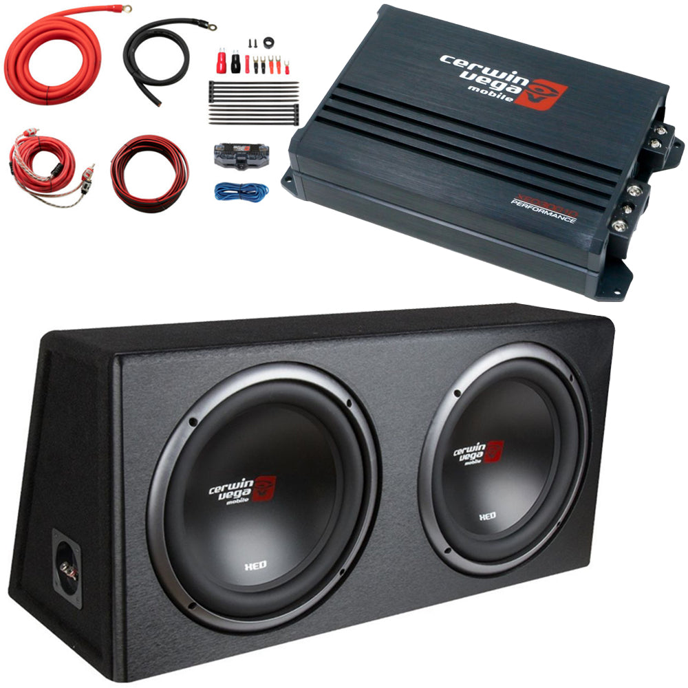 Cerwin Vega XED Series 300W Mono Car Amplifier with 12