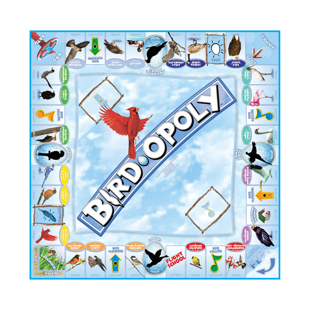 Bird-opoly Board Game by Late For The Sky - Fun Family Game Night for Bird Lovers & Board Game Enthusiasts