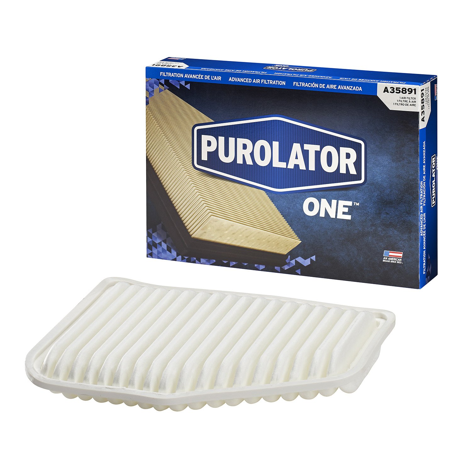 PurolatorONE Advanced Engine Air Filter A35891 - High Performance Replacement for Cars, Trucks & SUVs - Improves Engine Efficiency & Airflow - Ideal for Daily Commuting & Off-Road Adventures