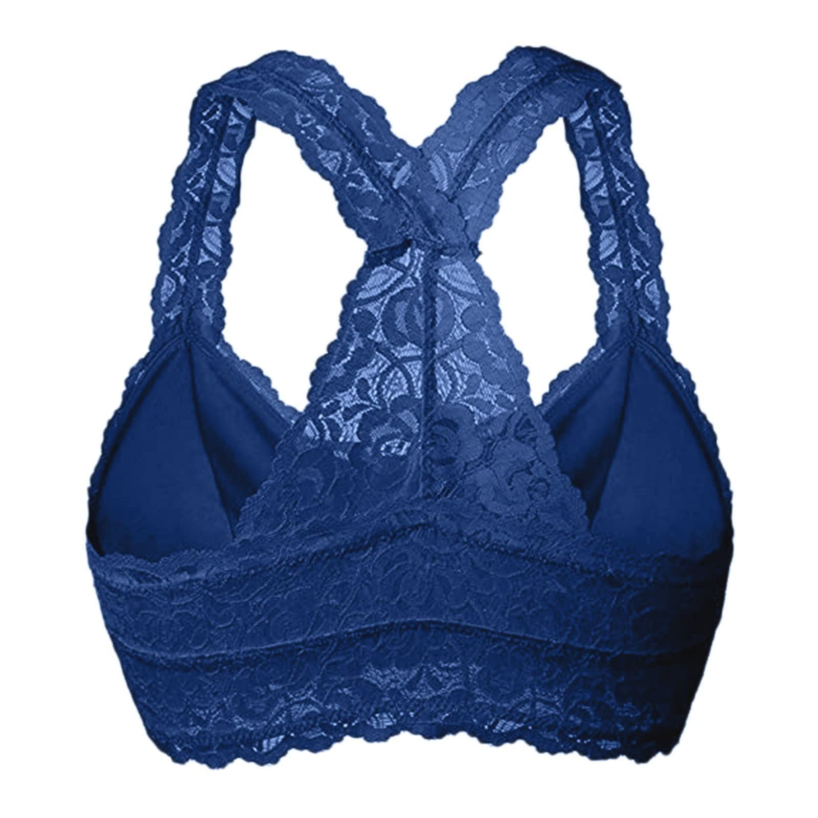 Strapless Bralette Bra for Women - Seamless Padded Sports Bra for Large Bust