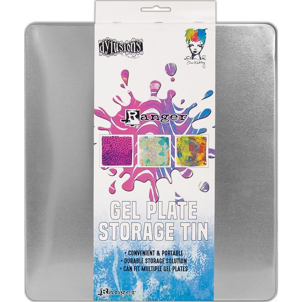 Ranger Gel Press Storage Tin - Waterproof & Airtight Container for Gel Press Printing, Art Supplies, and Craft Storage - Perfect for Artists, Scrapbooking, and DIY Projects