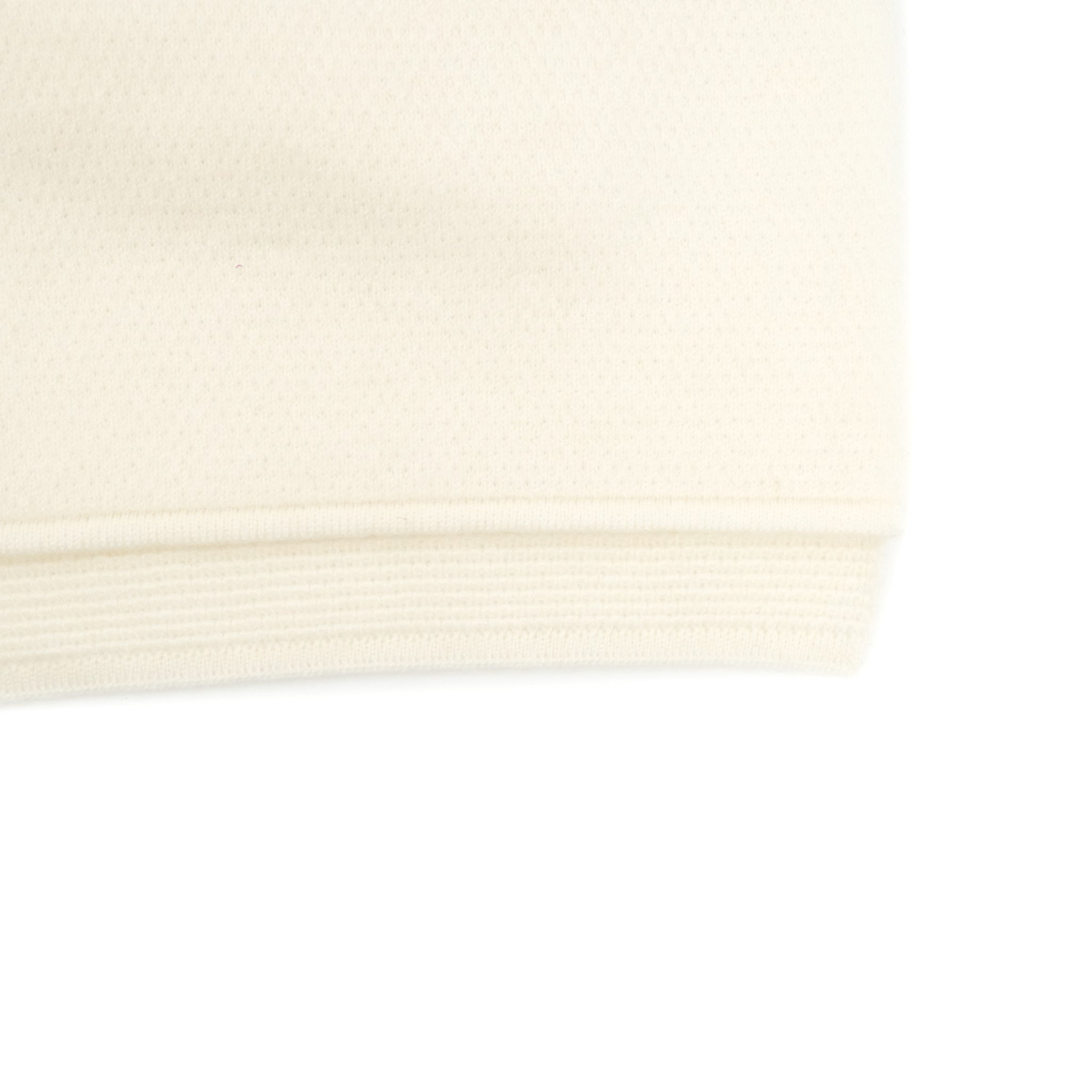 Chanel Cashmere Scarf with Tweed Logo - Ivory Luxury Winter Wrap for Women - Perfect for Office, Travel & Special Occasions