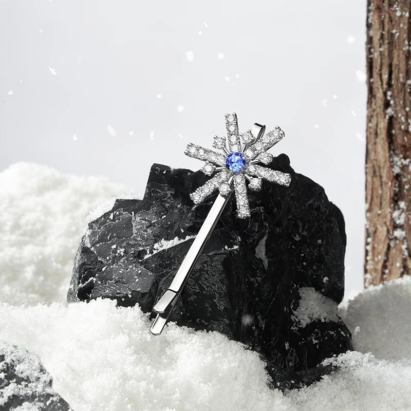 Elegant Crystal Bobby Pins for Women - Hair Clips with Sparkling Rhinestones - Perfect for Weddings, Prom, Parties & Everyday Styling