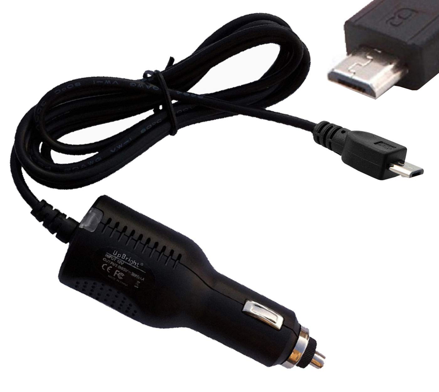 UpBright 12V DC Car Adapter for Eton FRX5 & NFRX5SWXBG Weather Radio - Cigarette Lighter Power Cord for Emergency, Auto, Boat & RV Use - Perfect for Road Trips & Outdoor Adventures