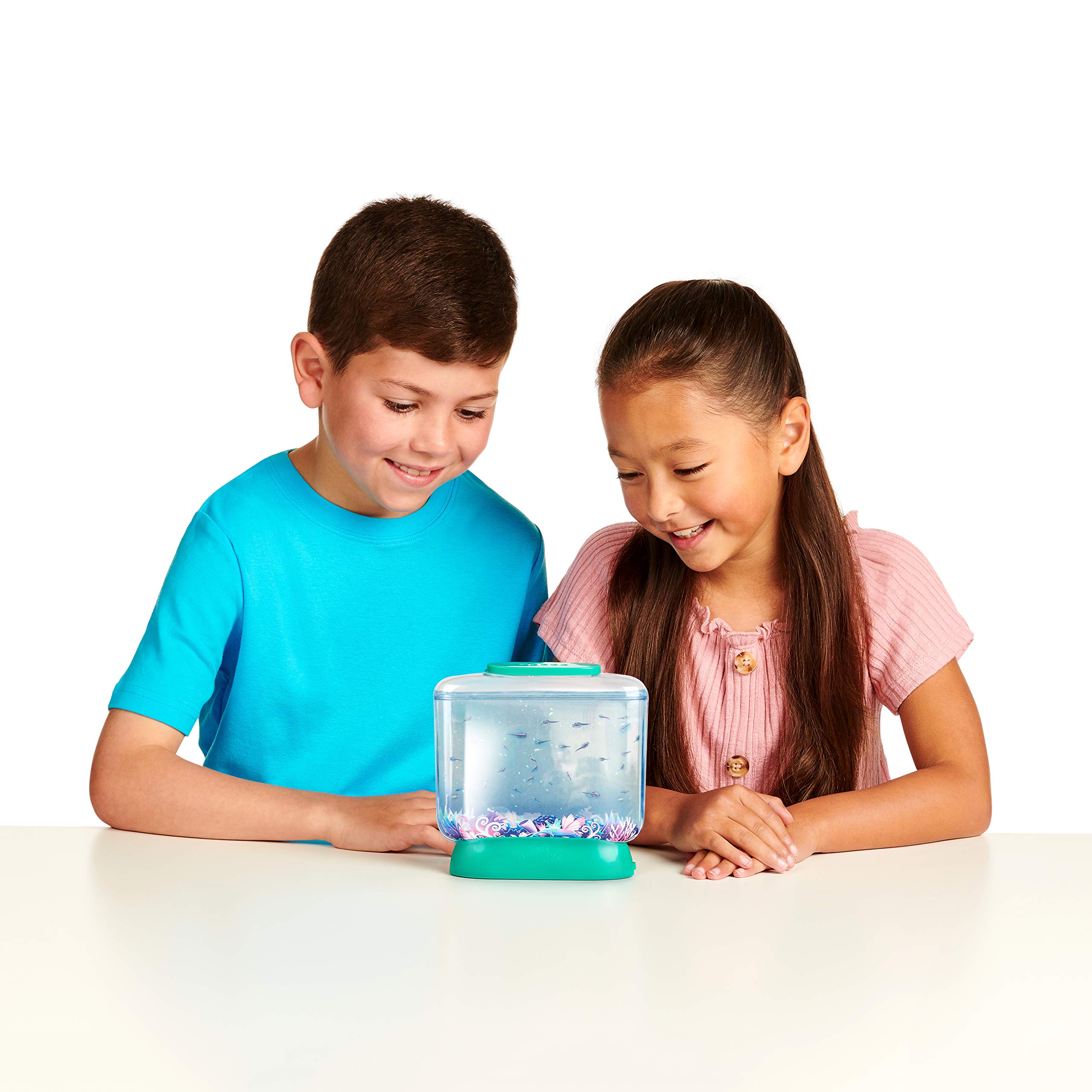 Little Live Aqua Dragons Deep Sea Habitat Kit - Real Aquatic Pets for Kids, Self-Cleaning Ecosystem Tank with Live Sea Monkeys - Fun Educational STEM Toy for Children Ages 6+ (Perfect for Bedroom Decor & Science Learning)