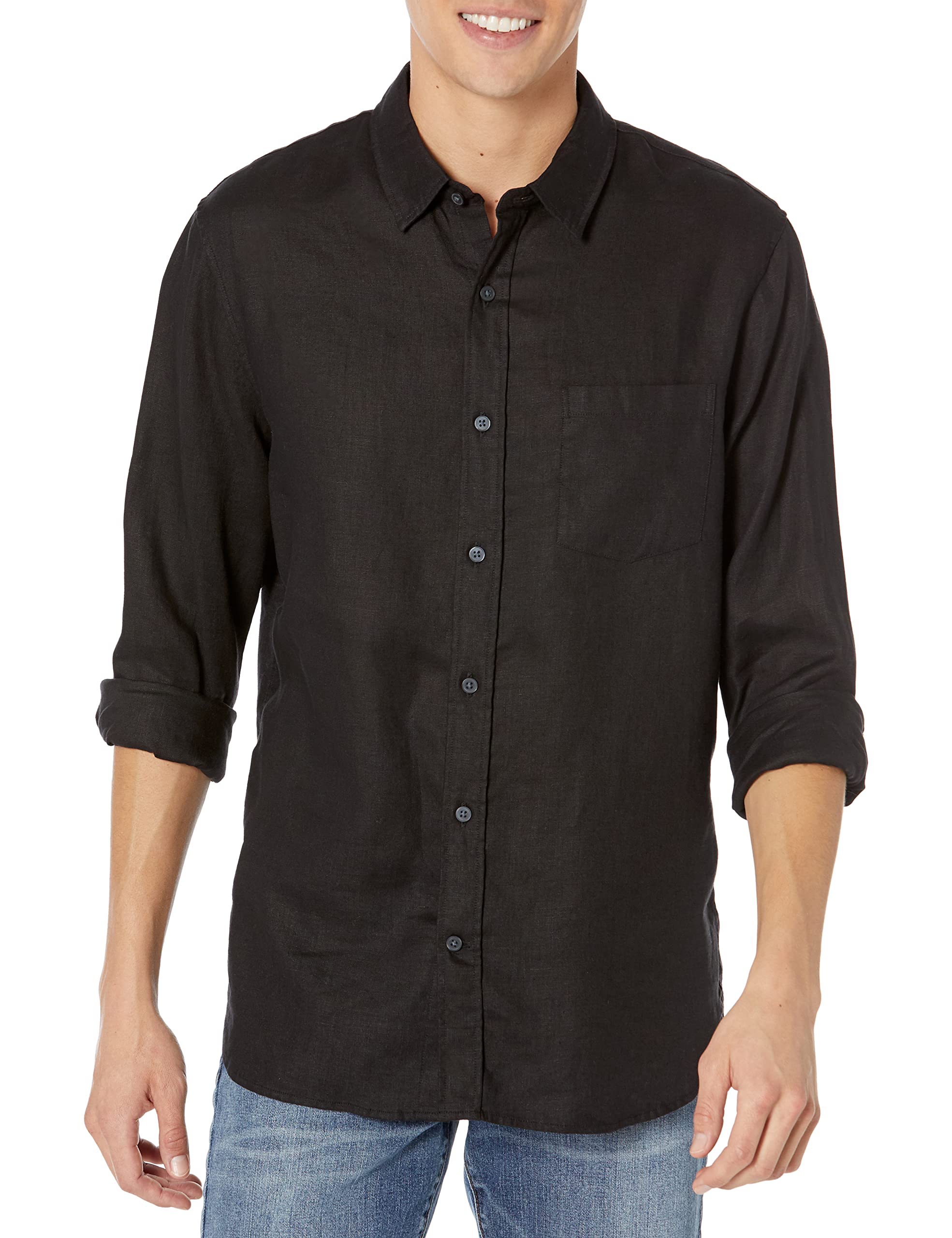 Vince Men's Linen Shirt - Breathable & Stylish Casual Button Down for Summer | Perfect for Beach, Travel & Outdoor Activities