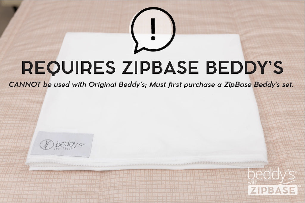 ZipBase Replacement Sheet - Durable & Comfortable Mattress Protector for All Bed Sizes | Waterproof, Hypoallergenic | Perfect for Home, Guest Room & Airbnb Use