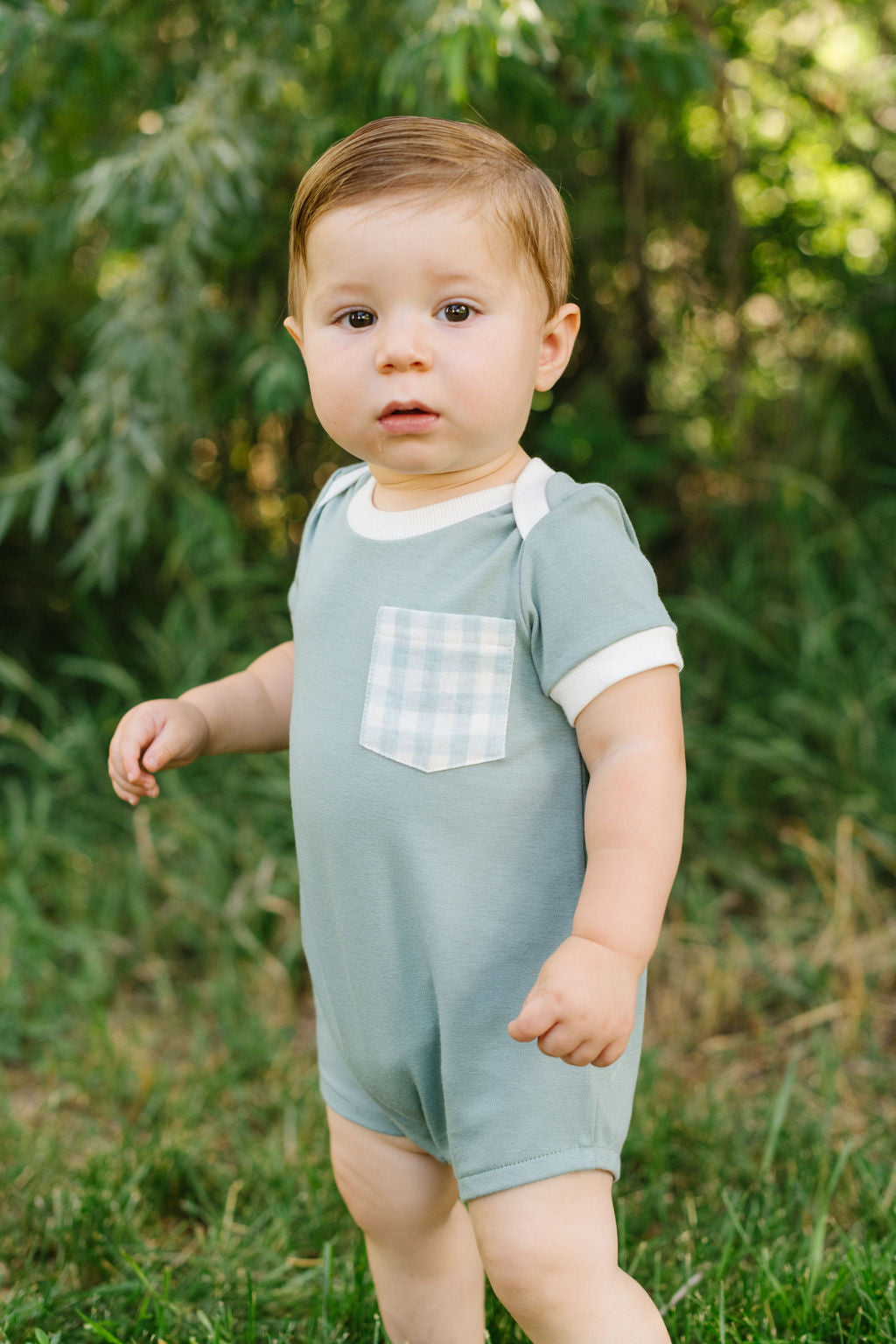 Women's Casual Denim Shortalls Overalls - Sage Green Jumper Romper for Summer Outfits | Perfect for Picnics, Festivals & Outdoor Adventures
