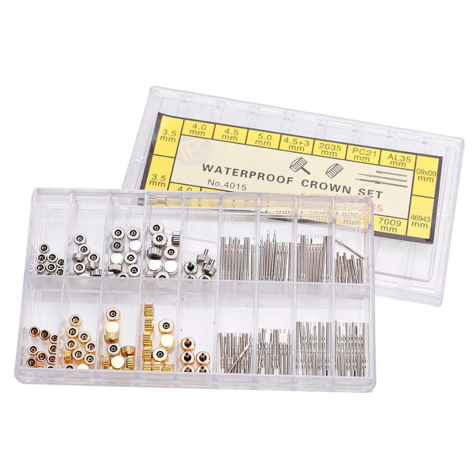 Watch Repair Kit with Crown & Stem Extender - Stainless Steel Tool Set for Watch Maintenance & DIY Fixes