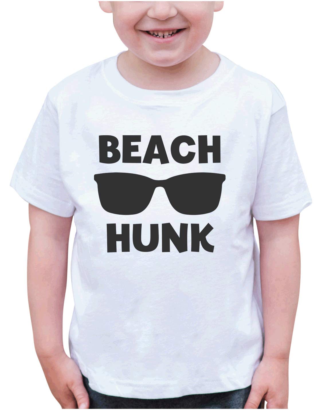 7 ate 9 Apparel Boys' White Summer T-Shirt - Soft Cotton Short Sleeve Tee for Kids Beach Vacation & Outdoor Play