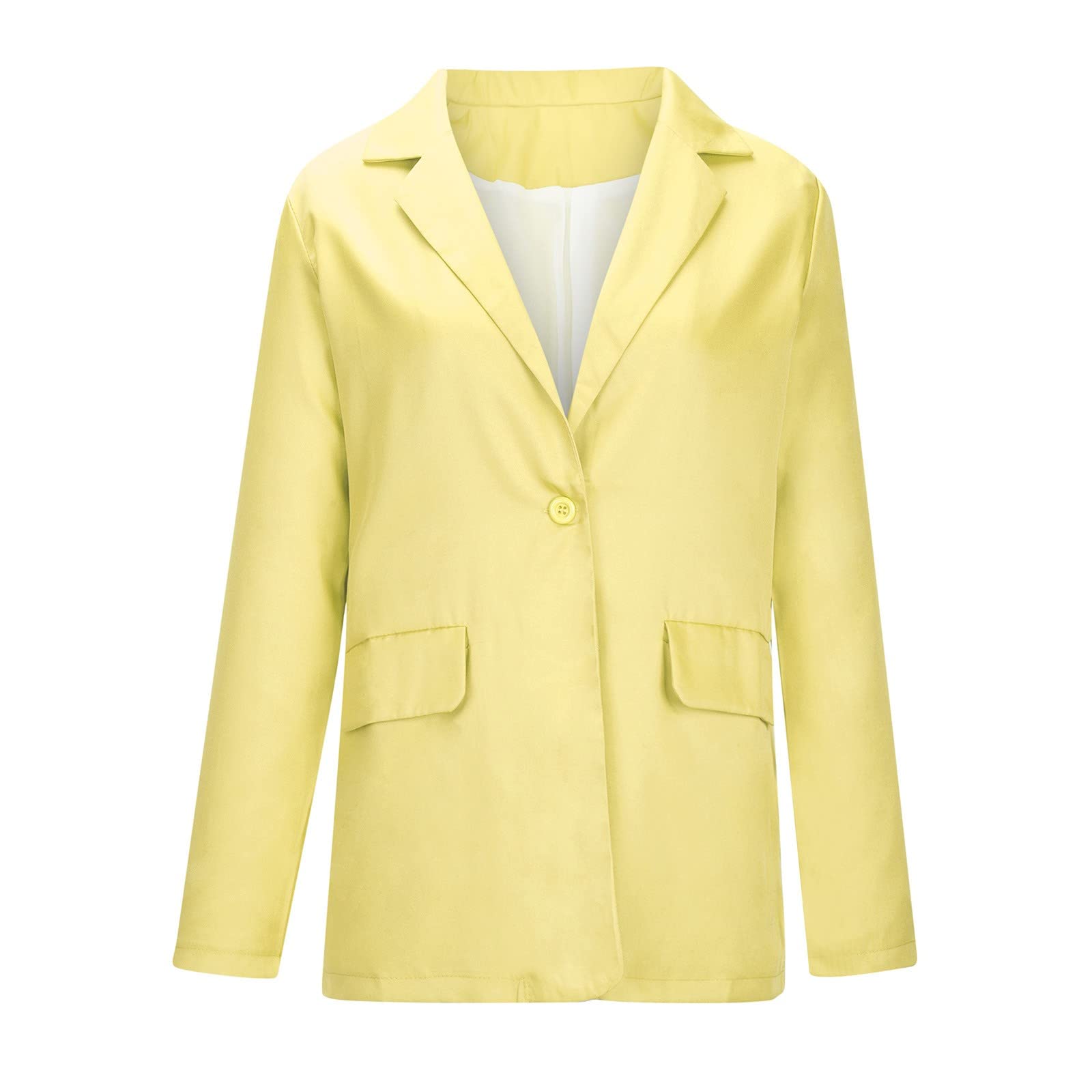 Oelaio Women's Oversized Fall Blazer - Lightweight Open Front Jacket for Work & Casual