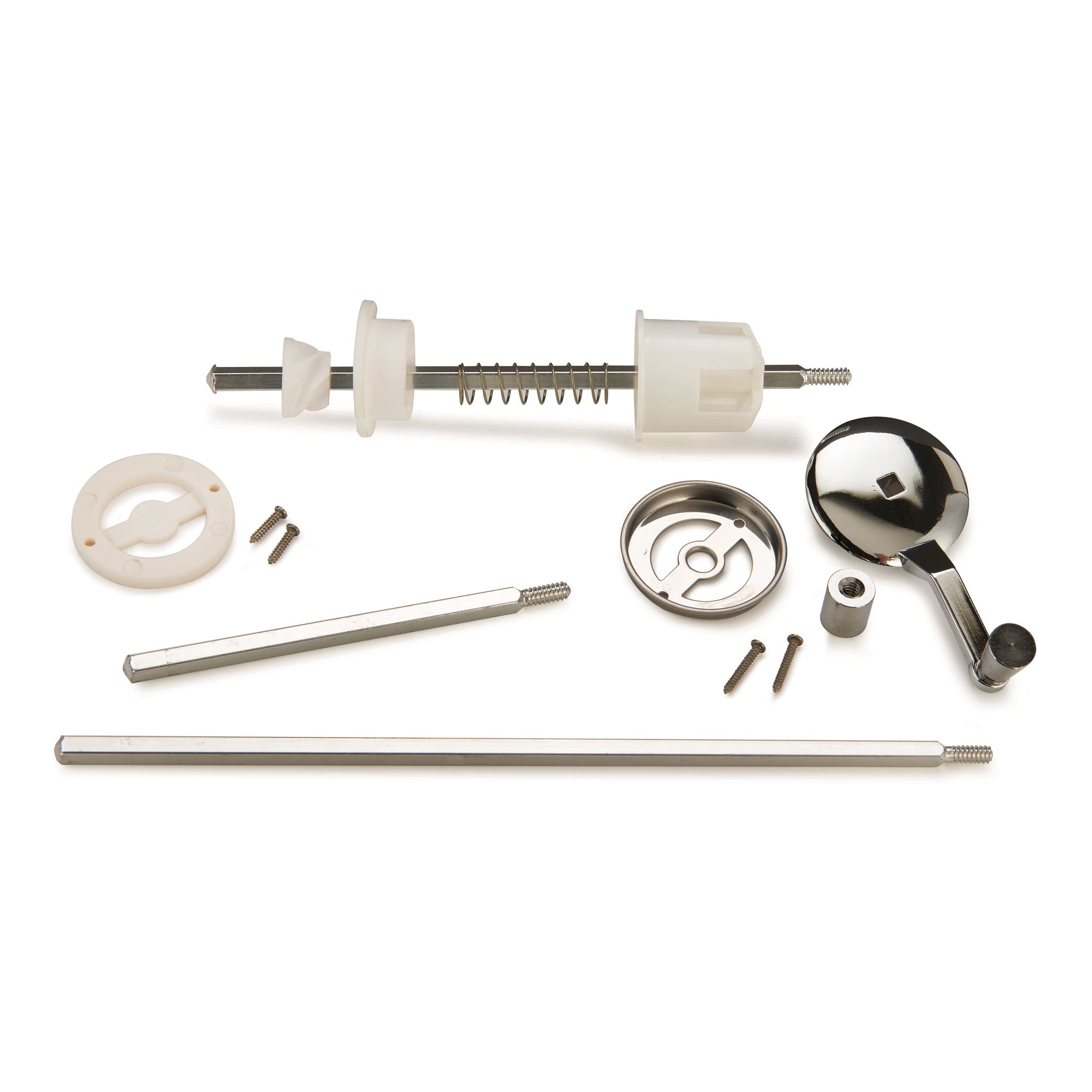 Premium Ceramic Hand Crank Salt and Pepper Grinder Mechanism Kit - Chrome Plated - DIY Wooden Mill Project Kit - Perfect for Kitchen, Dining Table & Gift Giving