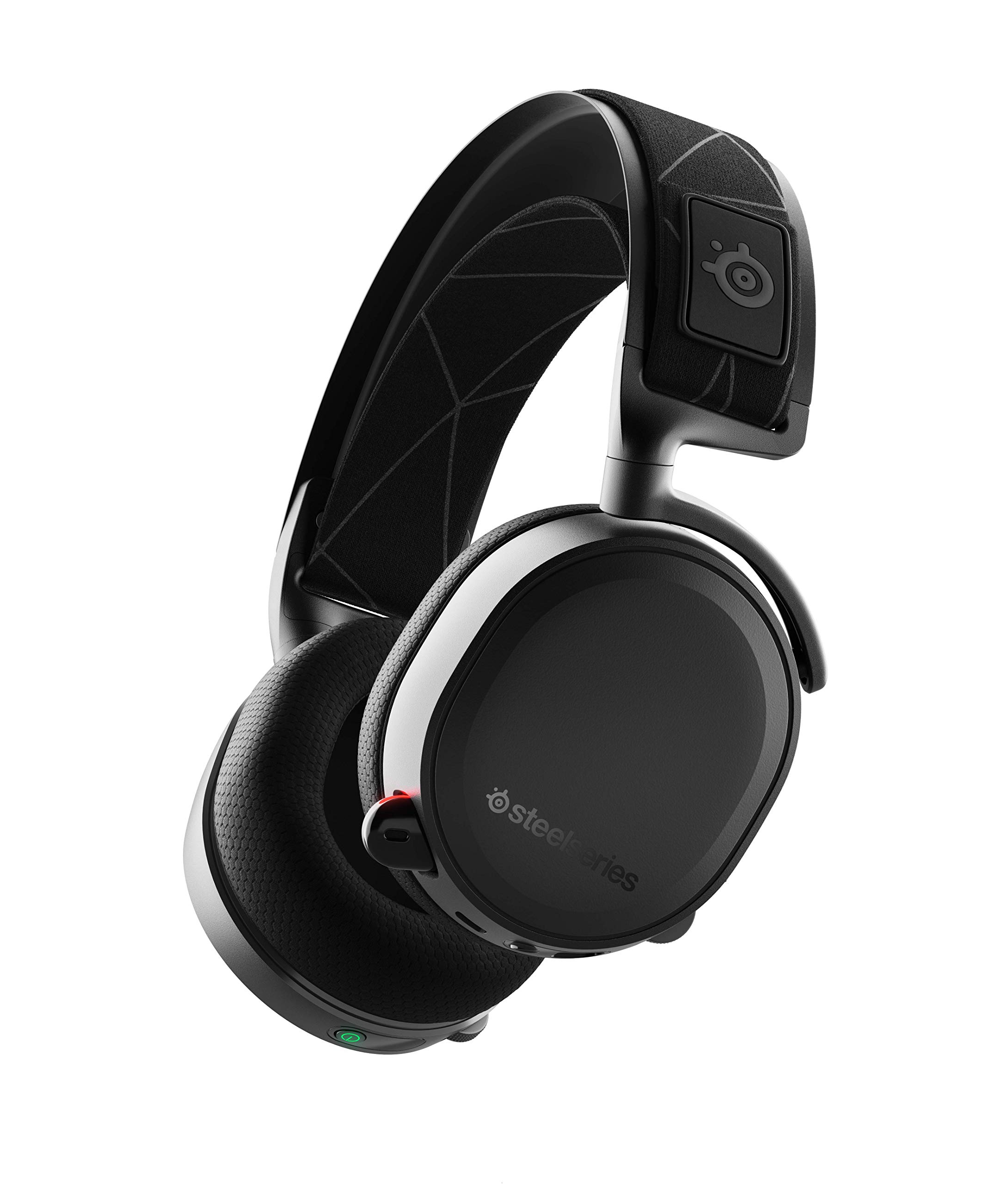 SteelSeries Arctis 7 Wireless Gaming Headset with DTS Headphone:X v2.0 Surround Sound - Noise Cancelling Mic - Compatible with PC, PS4, PS5 - Black | Perfect for Competitive Gaming, Streaming & Long Gaming Sessions