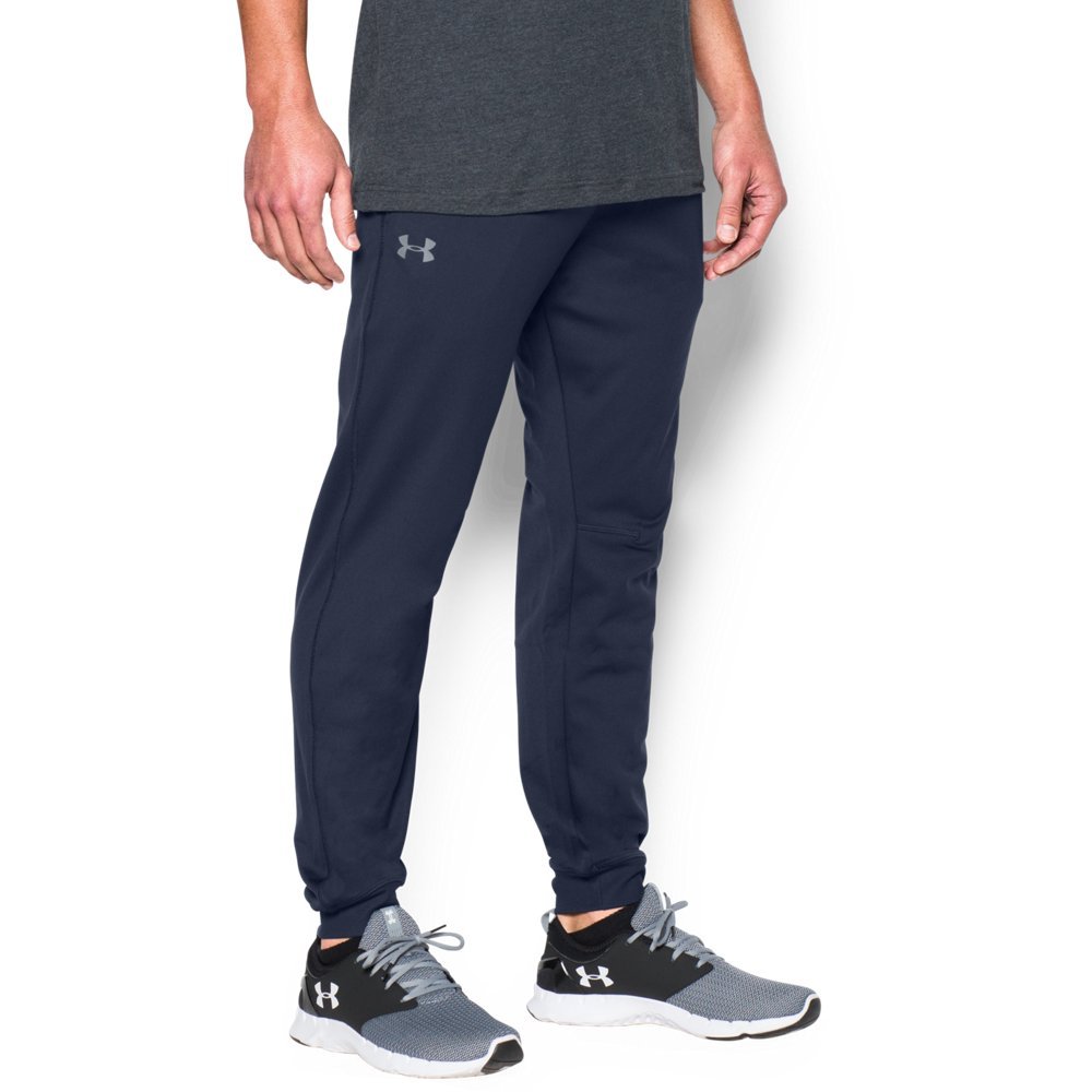 Under Armour Men's Tapered Leg Tricot Pants - Lightweight Workout & Training Joggers for Gym, Running & Casual Wear