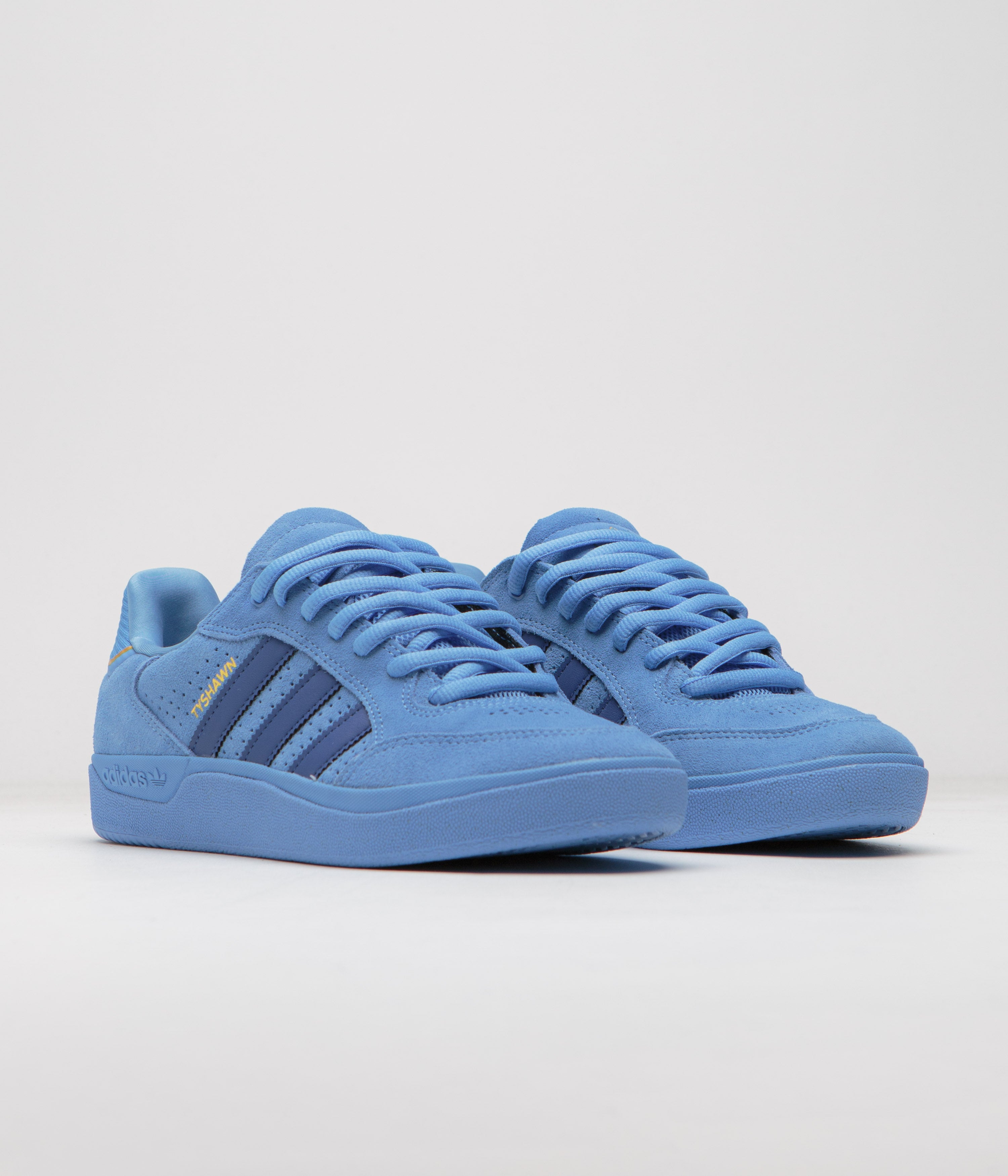 Adidas Tyshawn Low Sneakers - Blue Burst/Team Royal Blue/Bluebird - Men's Casual Basketball Shoes for Streetwear & Gym Workouts