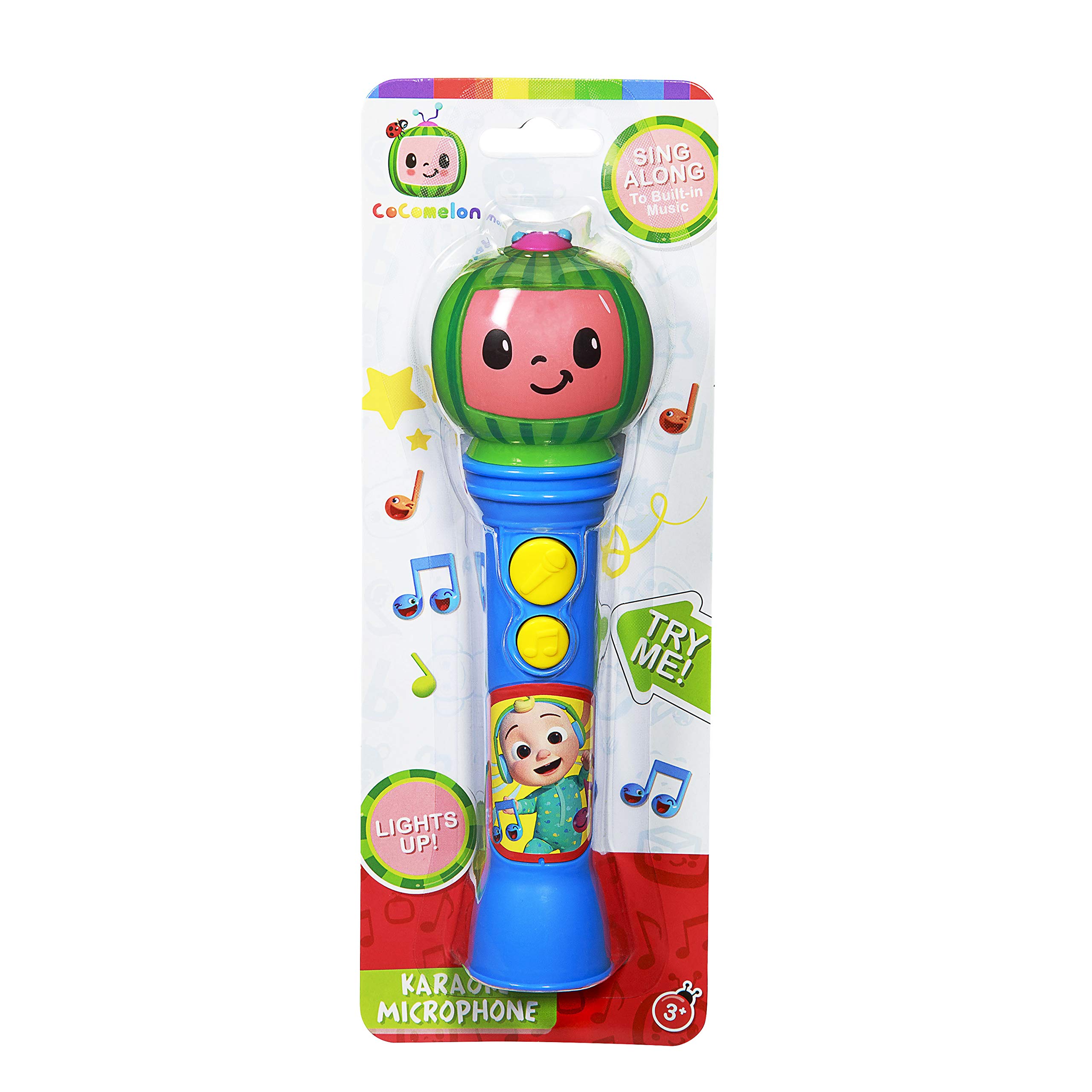 **Cocomelon Kids Toy Microphone with Built-in Songs - Musical Microphone for Toddlers & Children, Perfect for Singing & Pretend Play - Ideal Gift for Cocomelon Fans**    *(Use Case: Birthday Gifts, Party Favors, Preschool Learning, Interactive Playtime)*