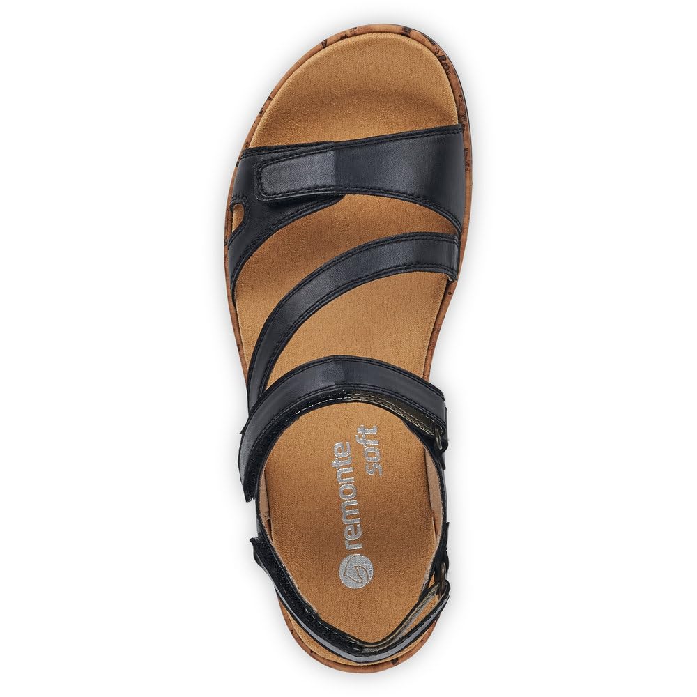 Remonte Women's Ankle Strap Sandals - Comfortable Heeled Summer Dress Shoes for Weddings, Parties & Casual Outings