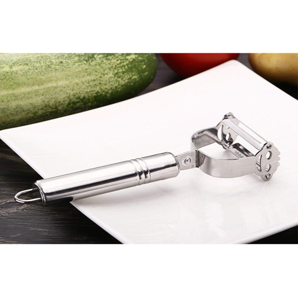 Premium Stainless Steel Vegetable Peeler - Potato Apple Carrot Peeler with Comfort Grip - Sharp Kitchen Tool for Cooking, Baking & Meal Prep - Ideal for Home Chefs & Professional Kitchens