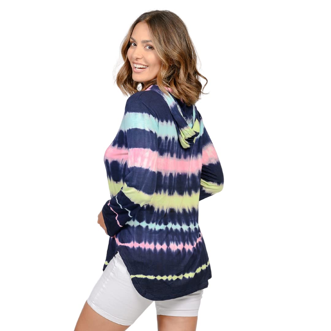 INGEAR Women's Hooded Pullover Sweatshirt, Tunic Top, Bodycon Dress & Corset Dress with Long/Short Sleeves & Pockets - Perfect for Casual Wear, Workout, Date Night & Street Fashion