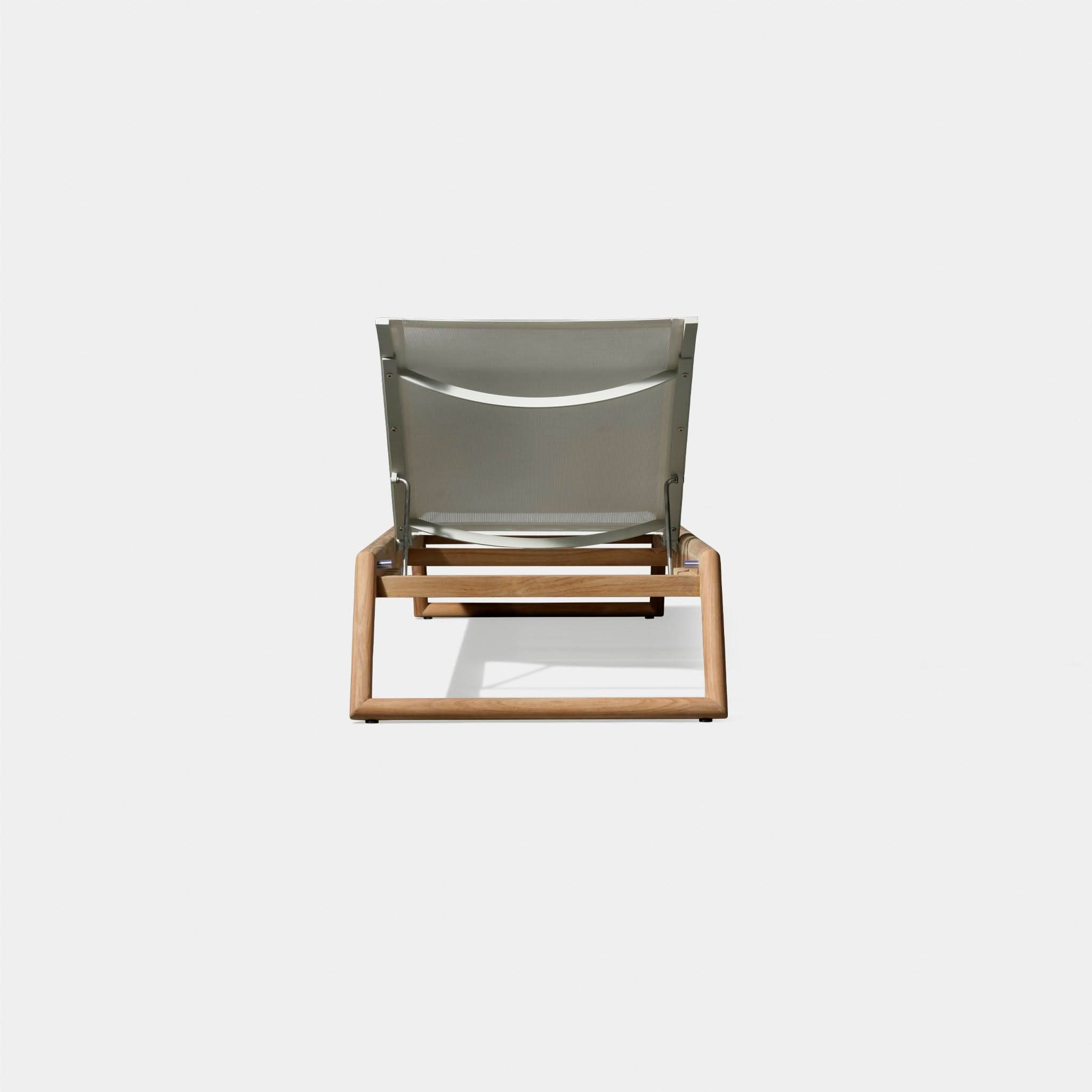 Premium Breeze XL Teak Stacking Sun Lounge Chair - Outdoor Patio, Poolside, Beach Relaxation for Ultimate Comfort