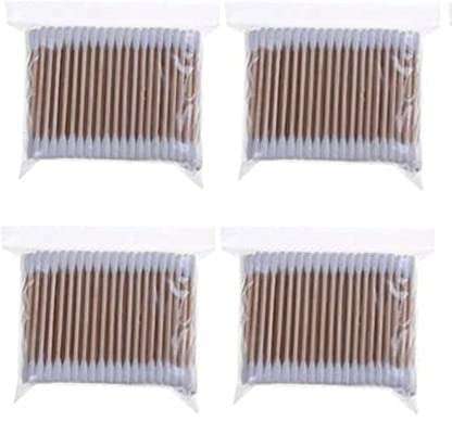Blue Earth 400pcs Double Head Cotton Swabs - Makeup & Nose Cleaning