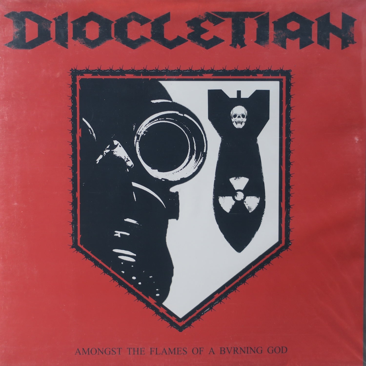 DIOCLETIAN 'Amongst The Flames Of A Burning God' Black Metal Vinyl LP (2019) - Limited Edition Collectible for Metal Music Enthusiasts & Vinyl Collectors