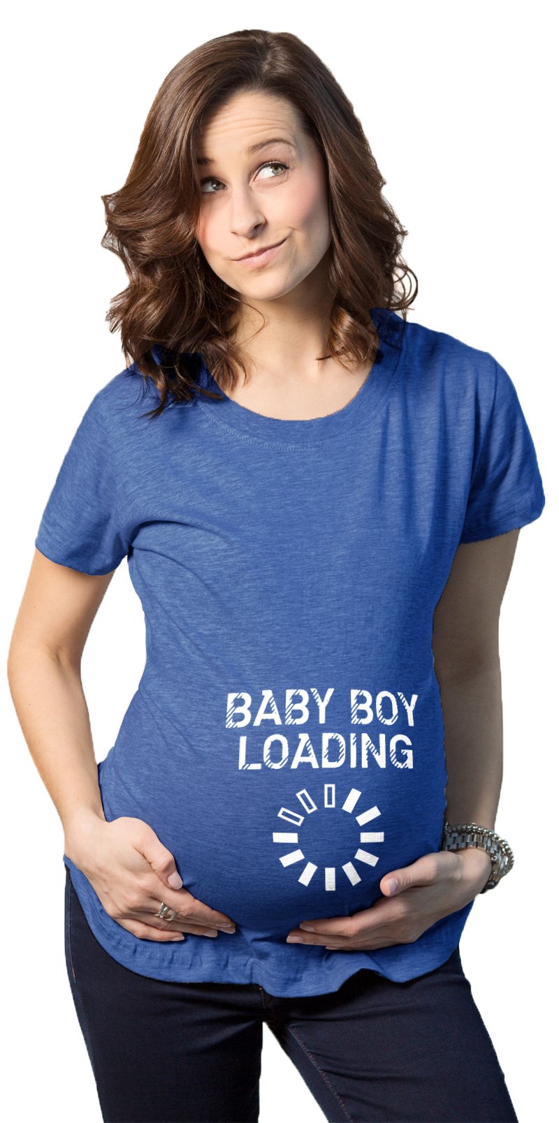 Funny Nerdy Pregnancy Announcement T-Shirt for Baby Boy - Cute Maternity Tee for Gender Reveal & Baby Shower