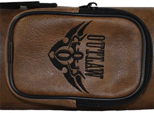 Outlaw Brand OLH22 2x2 Pool/Billiard Hard Cue Case - Wings | Durable Protective Storage for Pool Cues & Accessories | Perfect for Home, Club, and Tournament Use