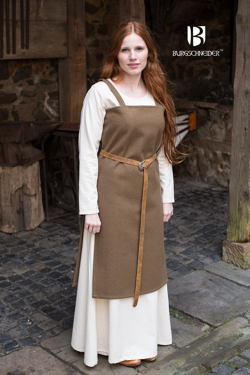 Viking Dress for Women - Medieval Norse Costume Jodis Autumn Green - Perfect for Halloween, Cosplay, and Renaissance Fairs