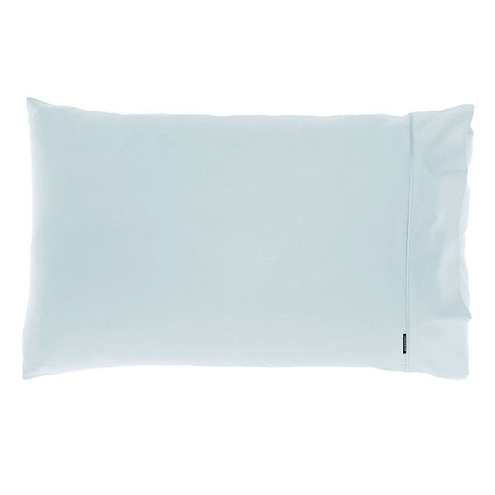 Augusta 100% Cotton 500 Thread Count Pale Blue Standard Pillowcase - Luxury Bedding for Hotels, Guest Rooms & Home Decor
