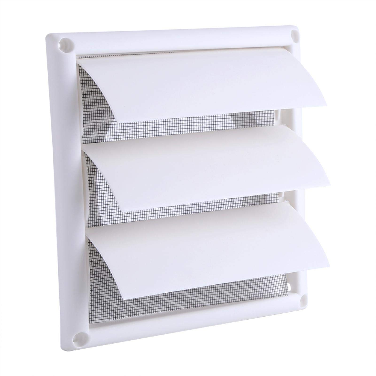Zerodis Auto-Adjusting Air Vent Covers - 5.91inch & 7.87inch HVAC Return Air Grilles (20x20cm, Pack of 12) for Home, Office & Basement Ventilation Systems
