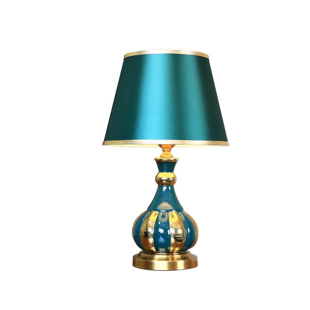 Modern Ceramic Table Lamp - Simple & Elegant Bedside Lamp for Bedroom, Living Room, Office | Adjustable Brightness, Perfect for Reading, Working & Decor