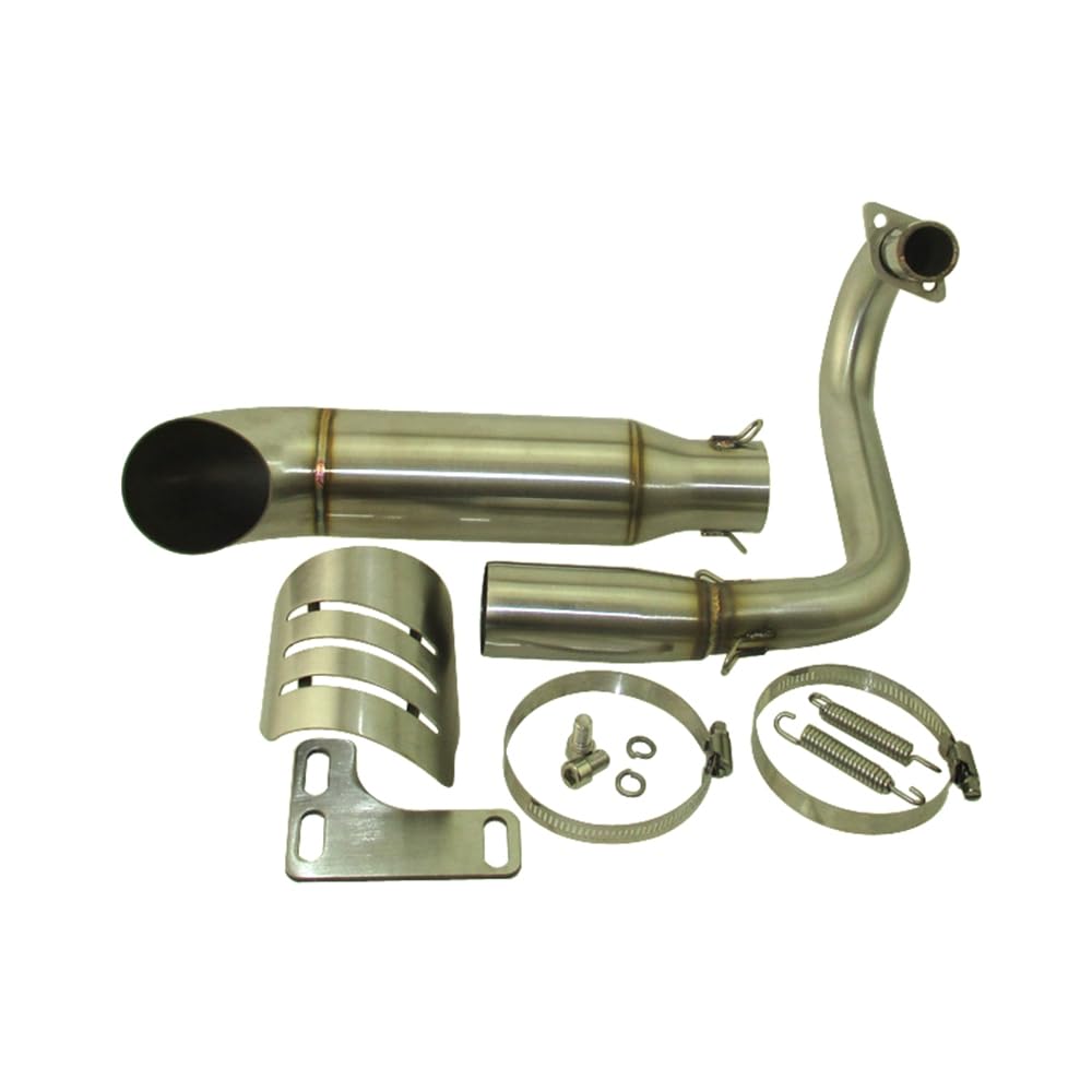 Stainless Steel Exhaust Muffler for Honda Z50 Monkey Bike Mini Trail - High Performance Motorcycle Parts for Off-Road Riding & Street Legal Customization