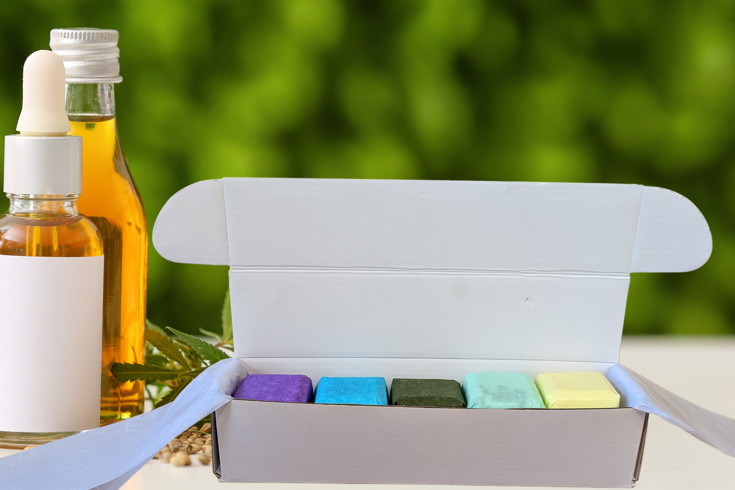 THC-Free CBD Shower Steamers Gift Set - 5 Aromatherapy Fizzy Bath Bombs for Relaxation & Stress Relief | Perfect for Self-Care, Spa Nights & Gift Giving