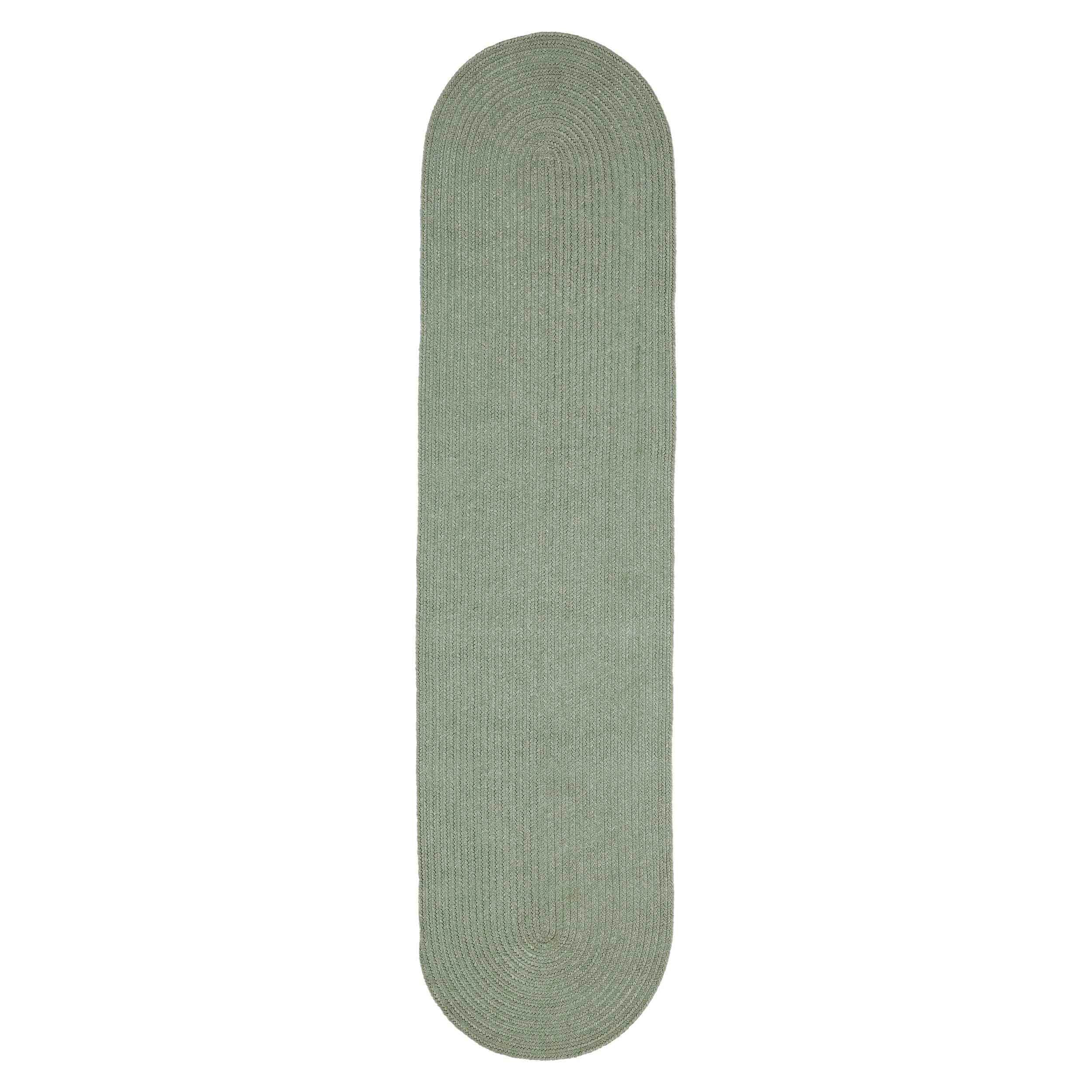 Classic Braided Area Rug - Non-Slip Indoor/Outdoor Oval Rug for Living Room, Bedroom, Patio & Deck - Soft & Durable Home Decor