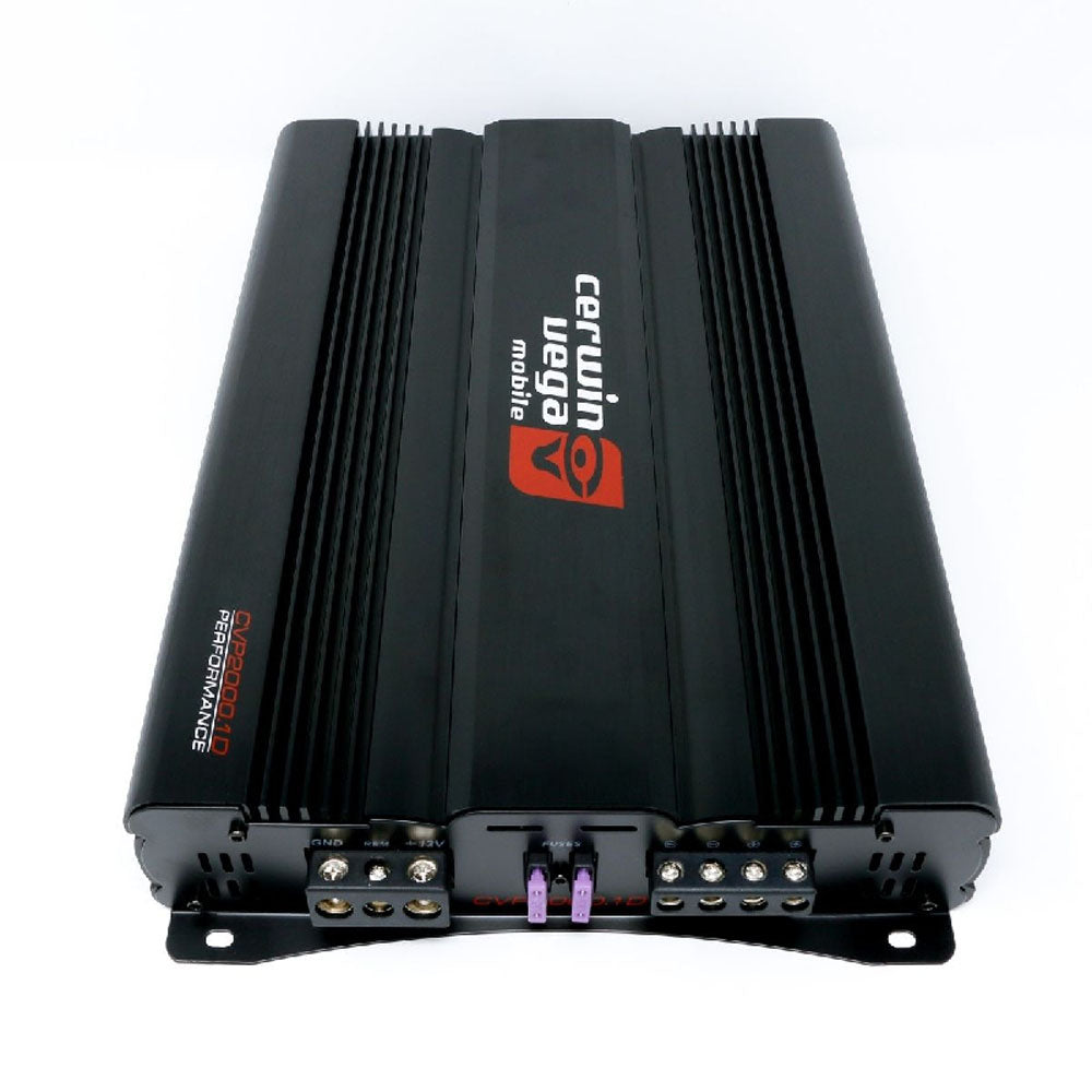 Cerwin Vega CVP2000.1D CVP Series 1000W RMS Monoblock Class D Car Amplifier - Certified Refurbished for Powerful Bass & Clear Sound | Perfect for Car Audio Systems & Subwoofers