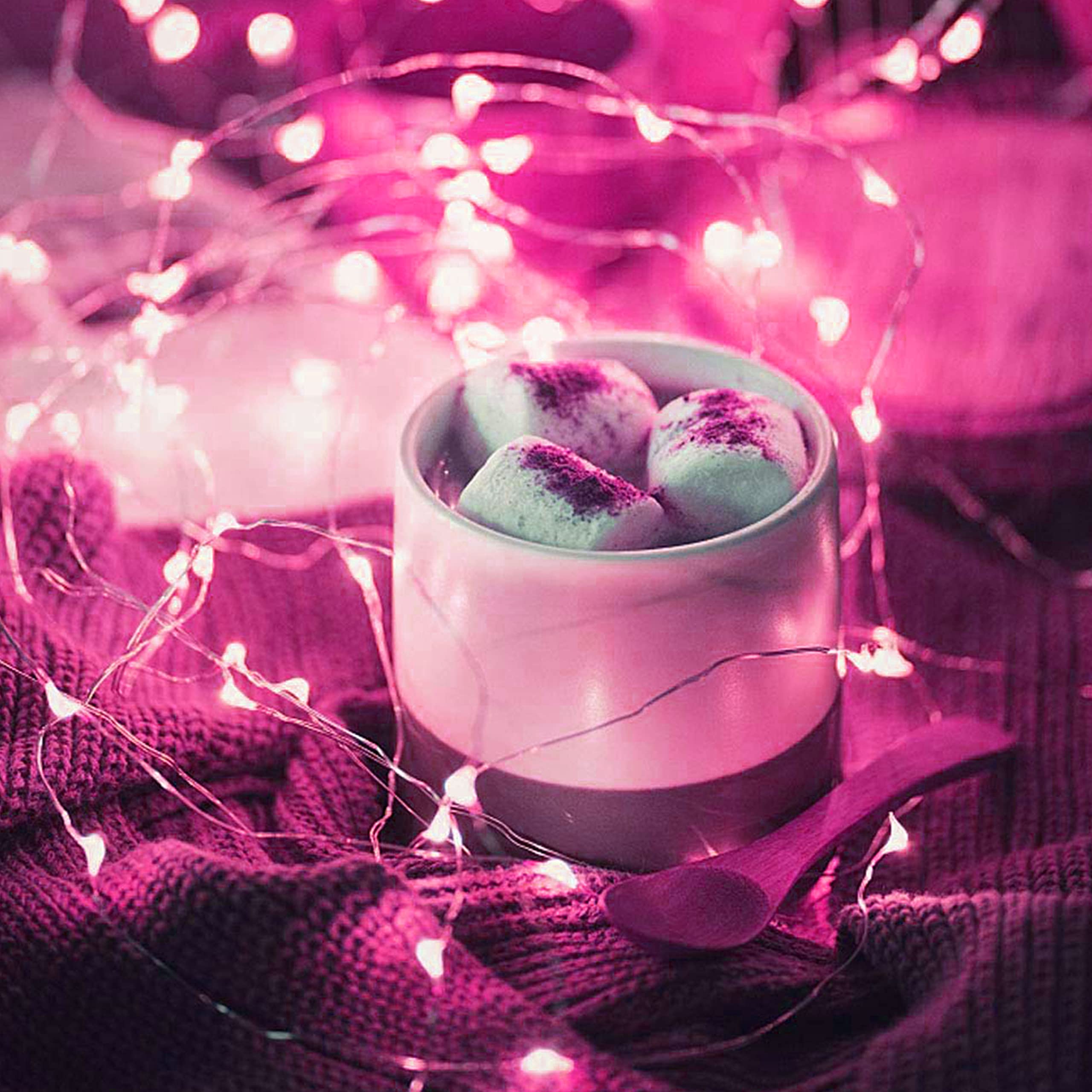 30 LED Fairy String Lights - 10 Pack Battery Operated Silver Copper Wire Starry Lights for DIY, Party, Christmas, Wedding, Easter Decor - Pink | Perfect for Bedroom, Garden, Table & Holiday Decorations