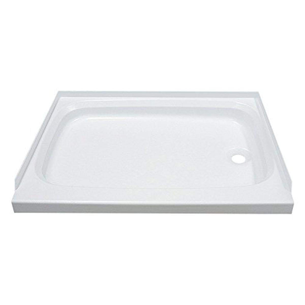 SP2436PR 24x36 Inch Shower Pan in Parchment Color - Durable, Slip-Resistant Bathroom Floor Base for Easy Installation | Perfect for Home Renovation & Bathroom Upgrades