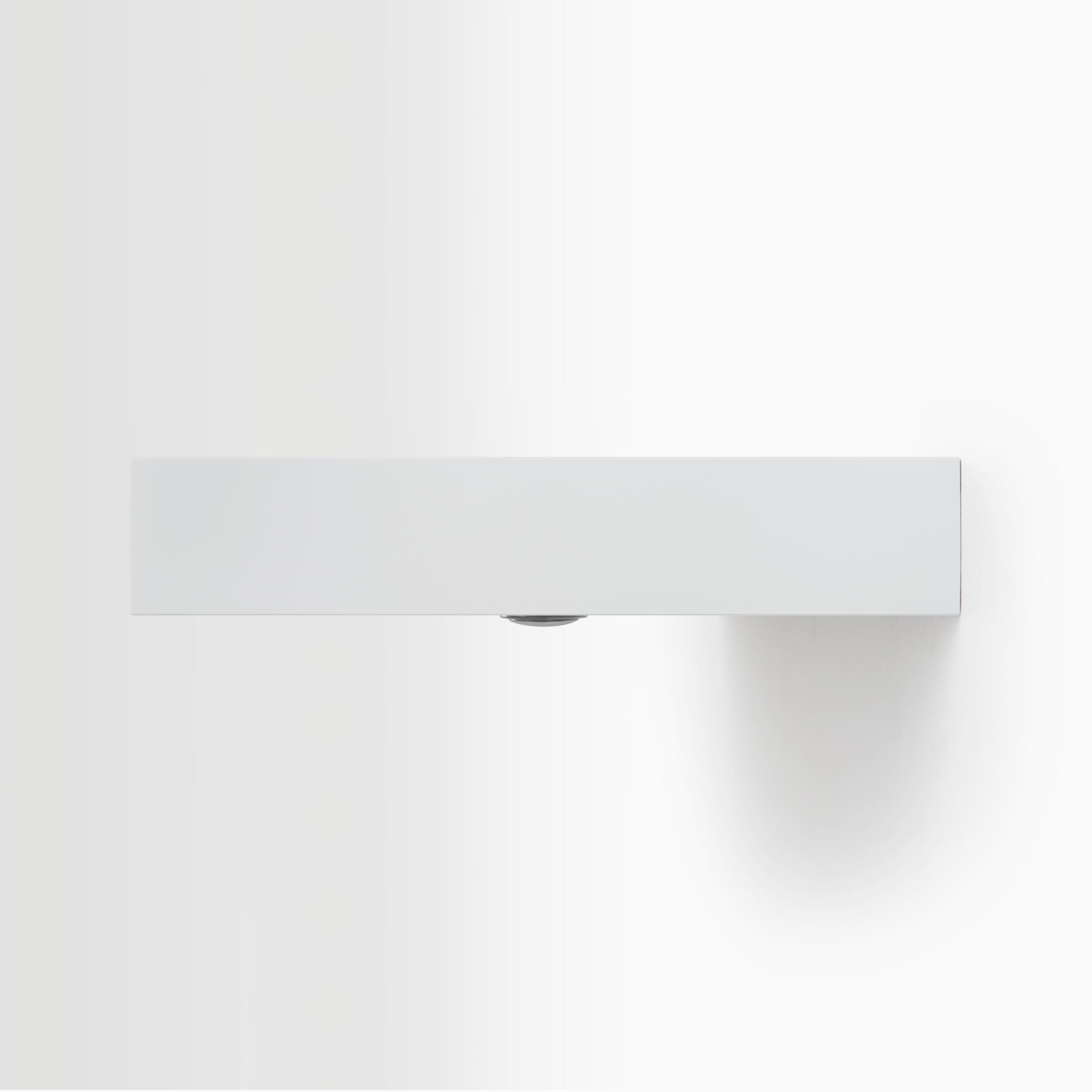 Aksel LED White Floating Shelf - Modern Wall Mounted Display Shelf for Home Decor, Kitchen, Bathroom & Living Room - Perfect for Showcasing Books, Plants & Decorative Items