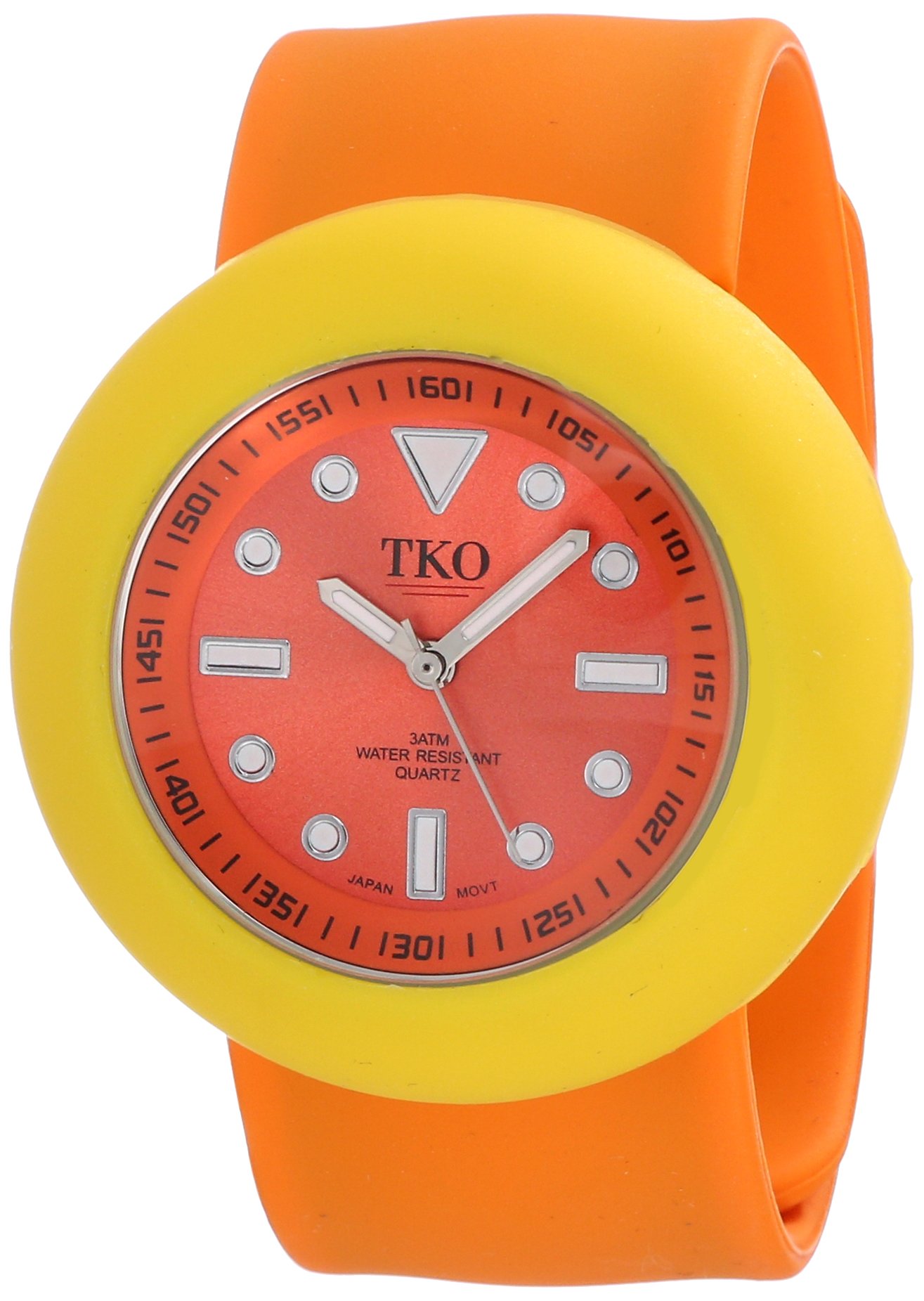 TKO Women's Fashion Slap Watch with Interchangeable Multi-Color Silicone Strap - Stylish & Bendable Wristwatch for Casual Wear, Work & Everyday Use