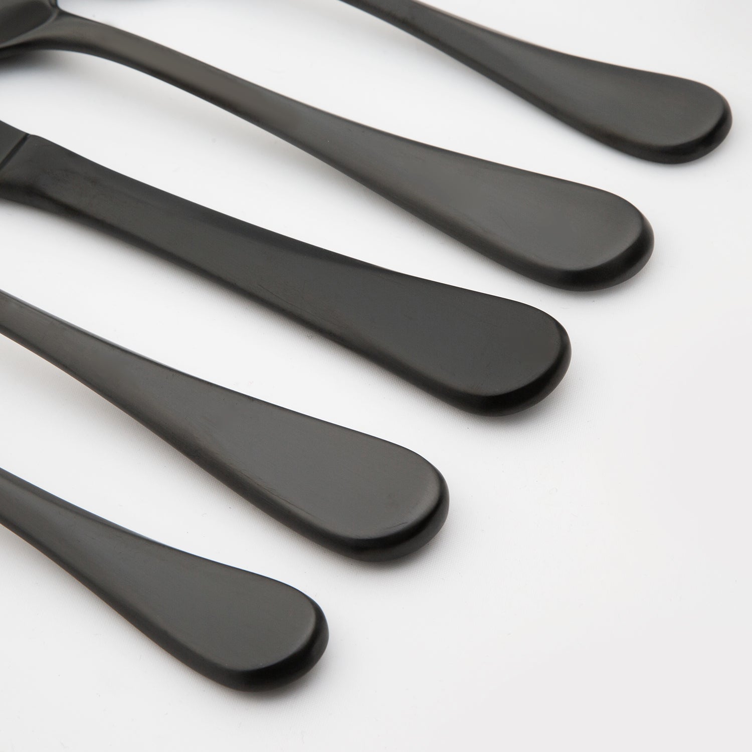 Eloquence Black Satin 20-Piece Flatware Set - Premium Stainless Steel Cutlery Set for Formal Dining, Wedding Gifts & Elegant Dinner Parties