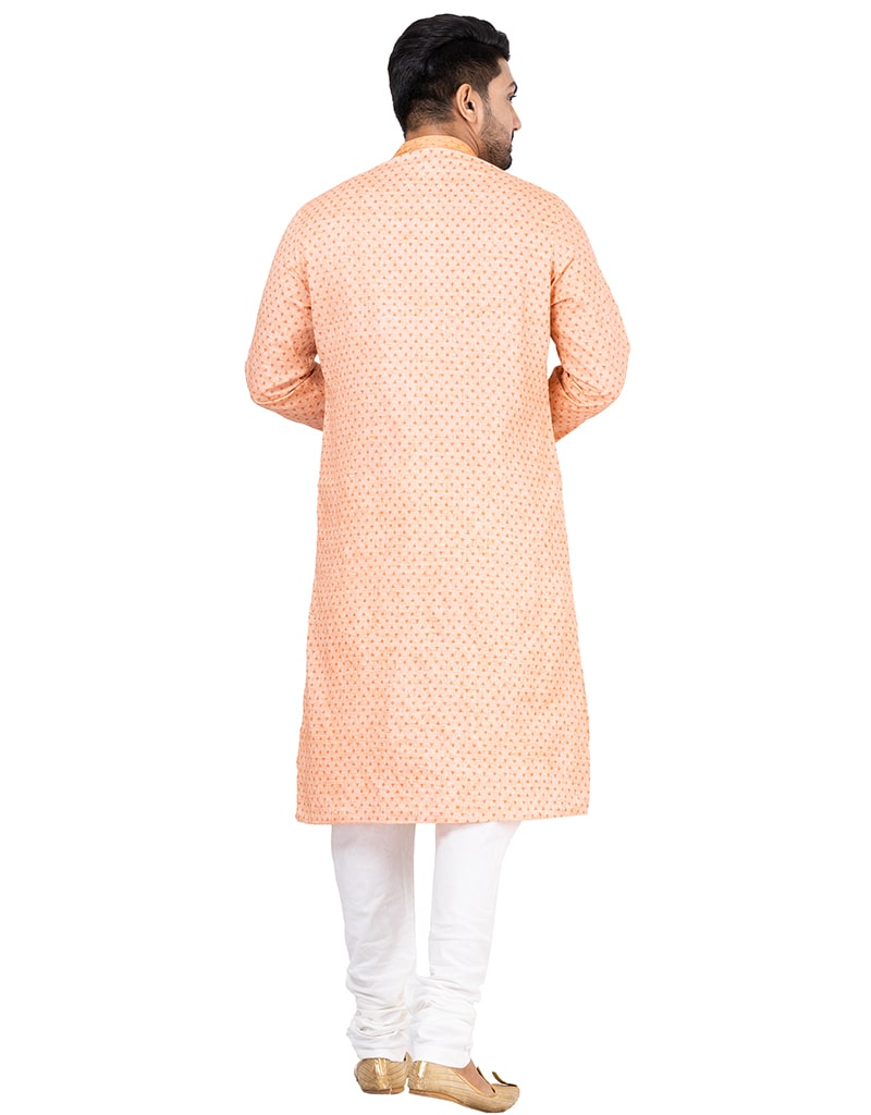 BISCUIT Kurta for Women - Soft Cotton Linen Blend Churidar Set - Comfortable Indian Ethnic Wear for Festivals, Weddings & Casual Outings