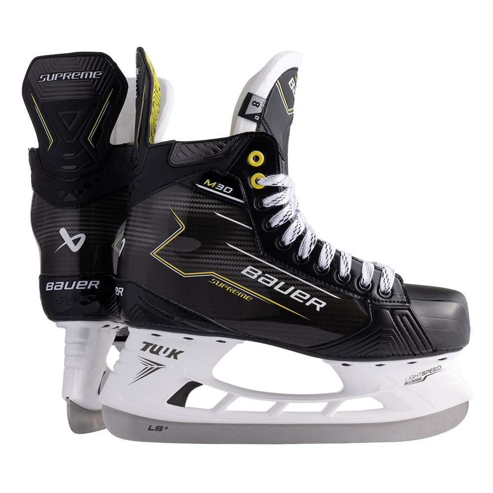 Bauer Supreme M30 Senior Ice Hockey Skates - Professional Performance Skates for Men - Perfect for Competitive Games & Ice Rink Training