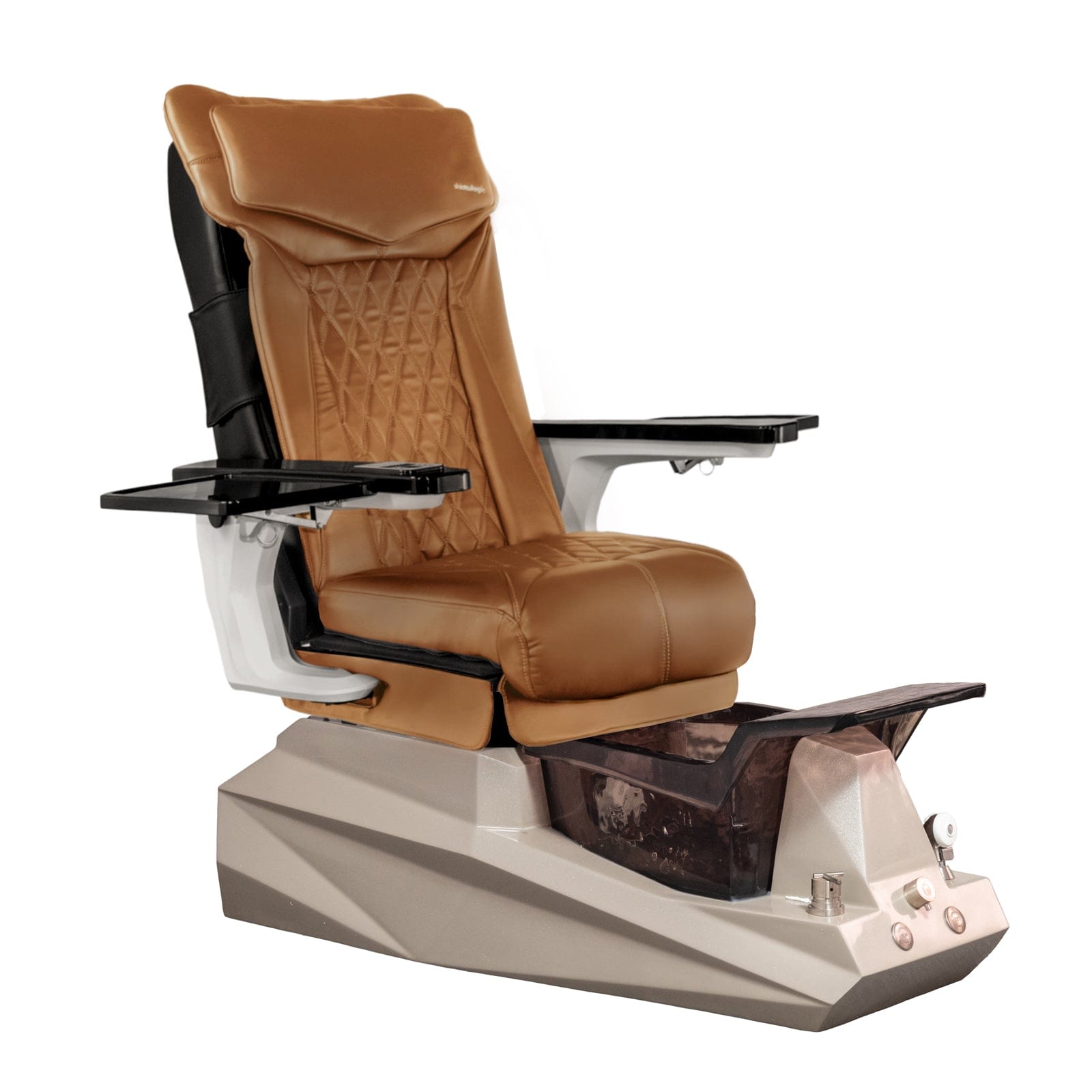 Professional DIAMOND DX Pedicure Chair for Salon & Spa - Electric Massage Nail Care Station with Adjustable Height & Footrest - Perfect for Manicure, Pedicure & Nail Treatments