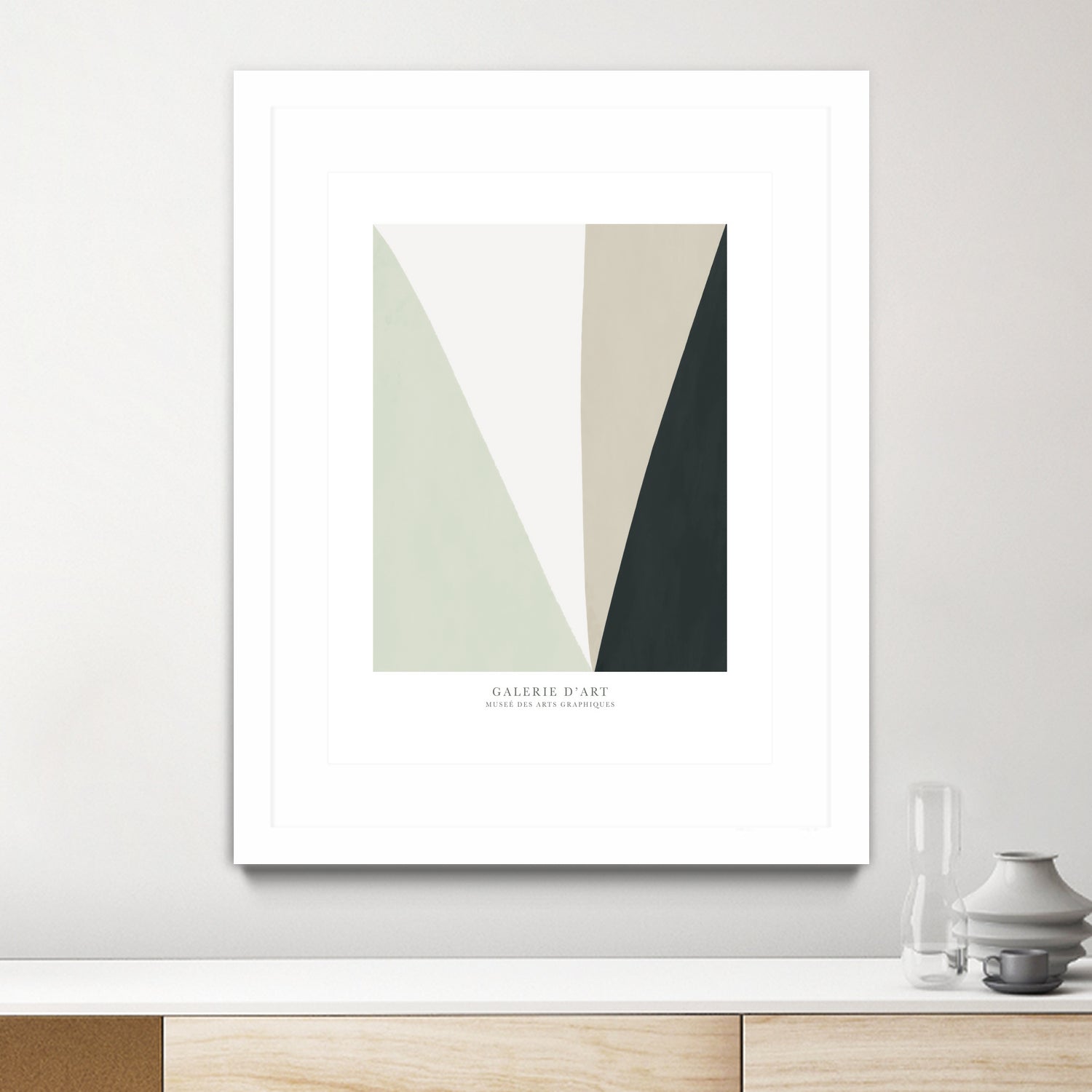 Art Graphique II - Premium Wall Art Canvas Painting for Home & Office Decor | Modern Abstract Artwork for Living Room, Bedroom, Office & Gifts
