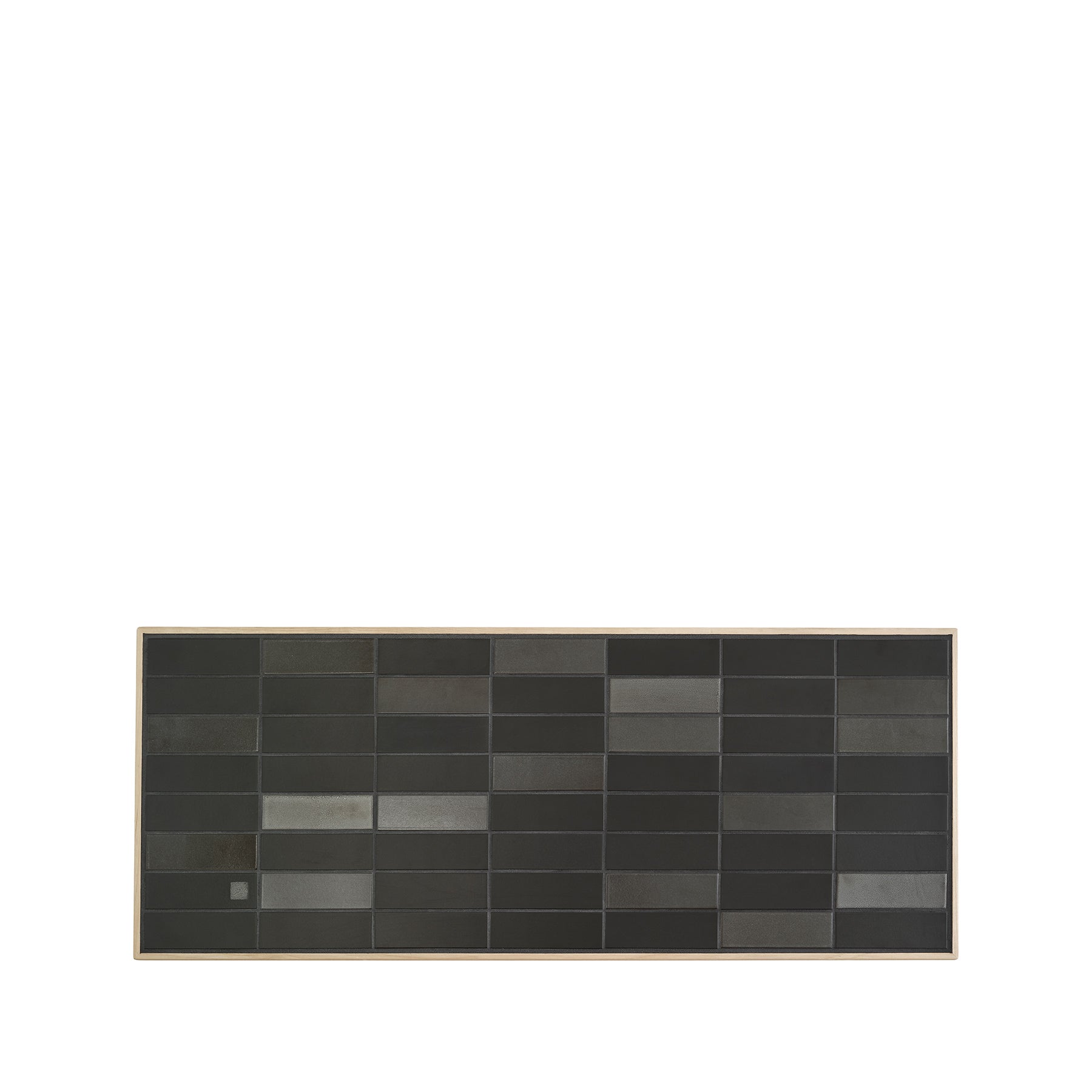 Black Rectangular Tile Table - Durable & Stylish Dining Table for Kitchen, Dining Room, or Outdoor Patio Use