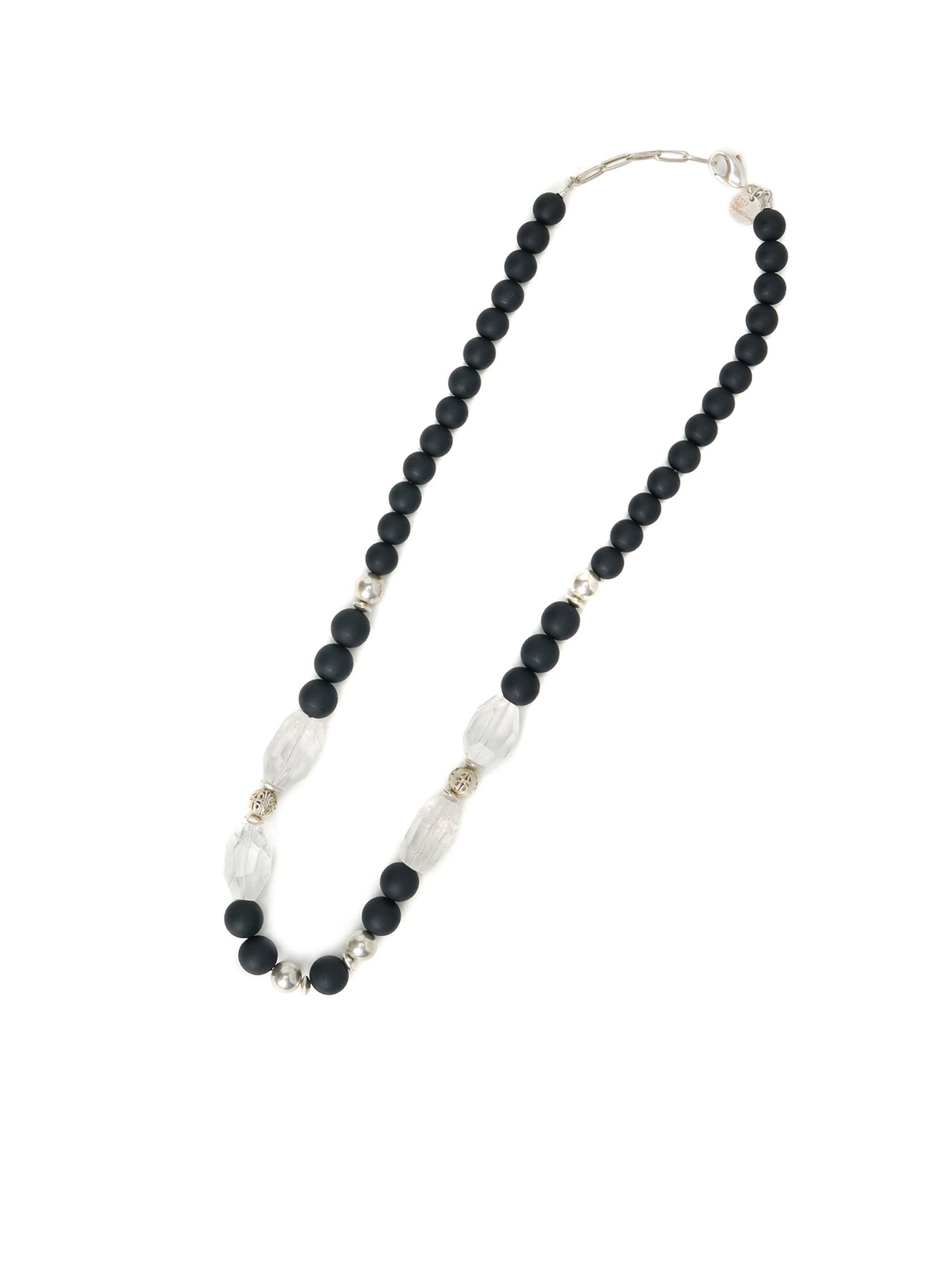 Elegant Crystal & Black Beaded Necklace for Women - Stylish Boho Jewelry for Parties, Weddings & Everyday Wear