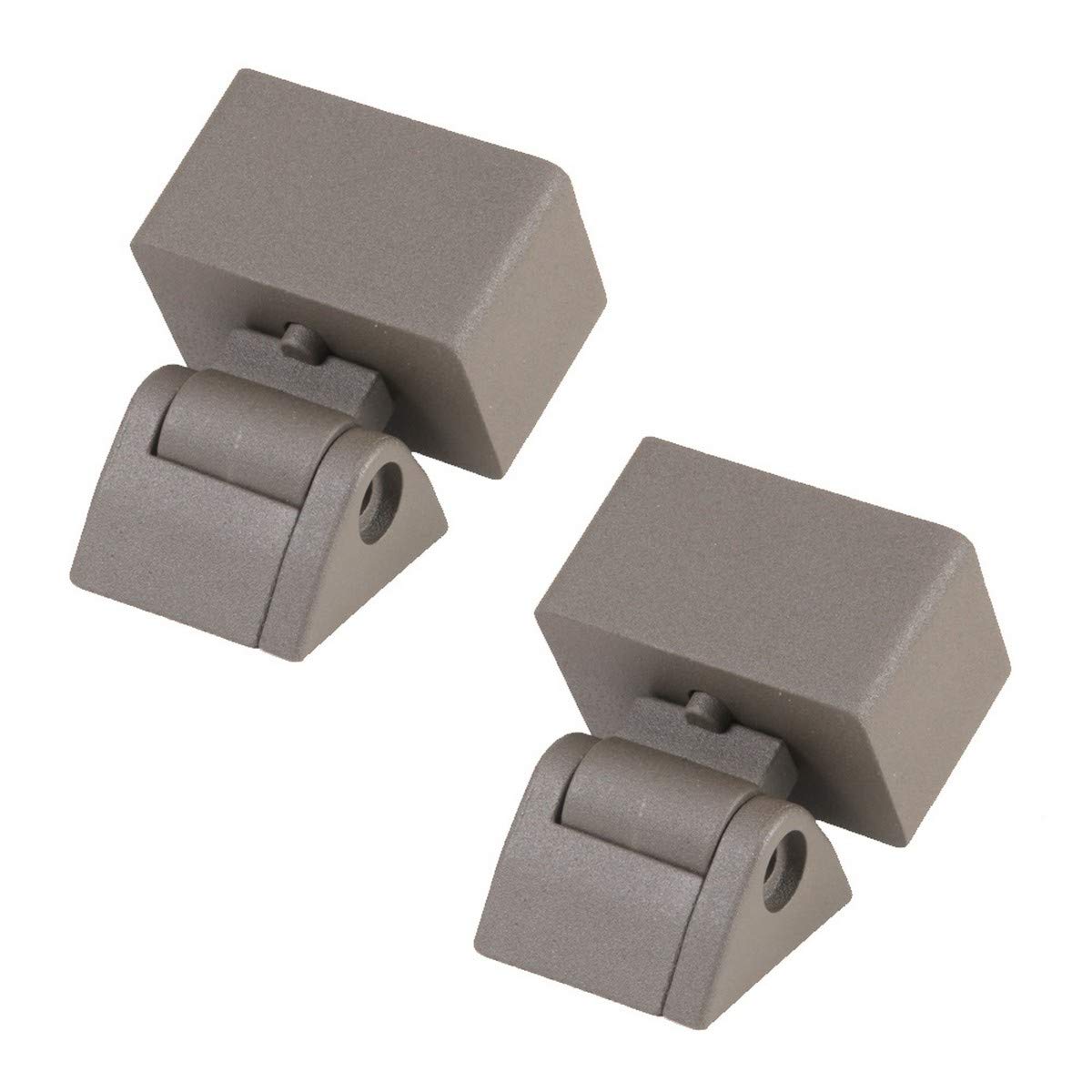 Deckorators Contemporary Rectangular Stair Top Rail Brackets in Bronze - Includes Screws | Perfect for Modern Staircase Handrail Installation & Home Improvement Projects